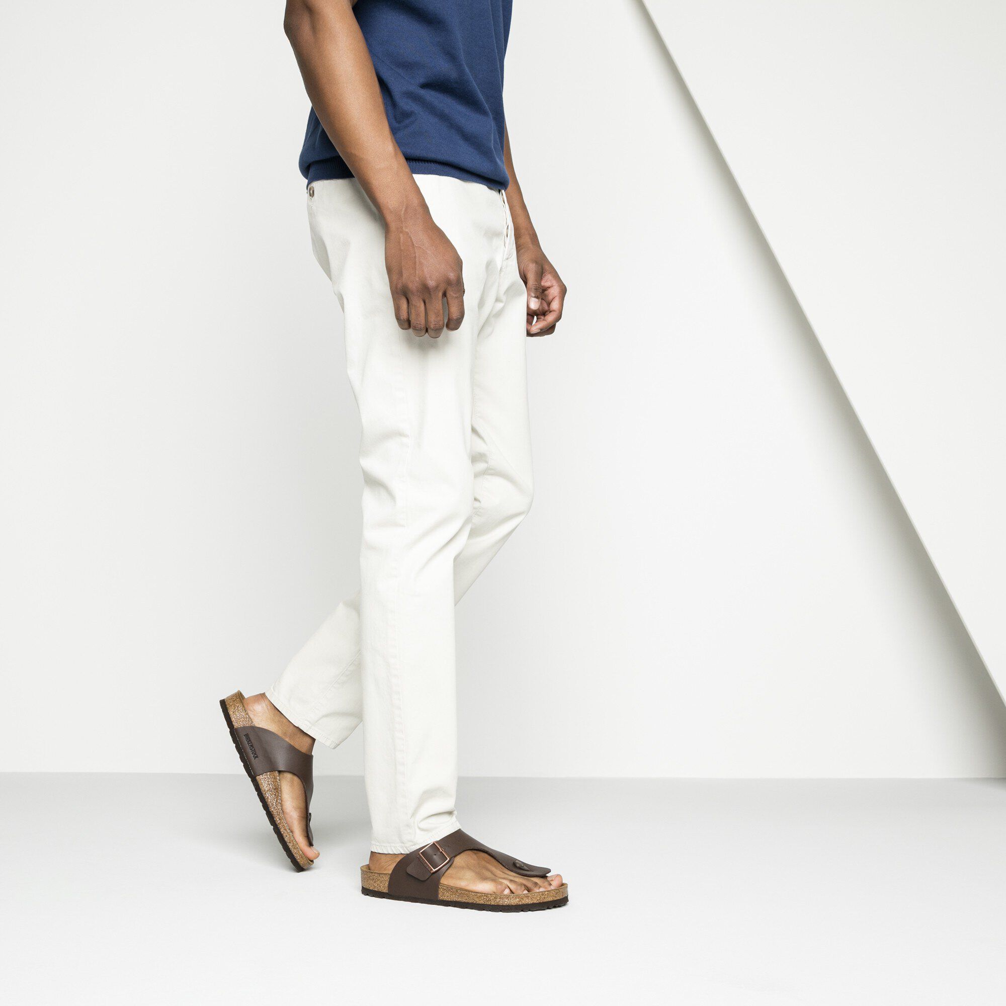 Ramses Birko-Flor with a male model