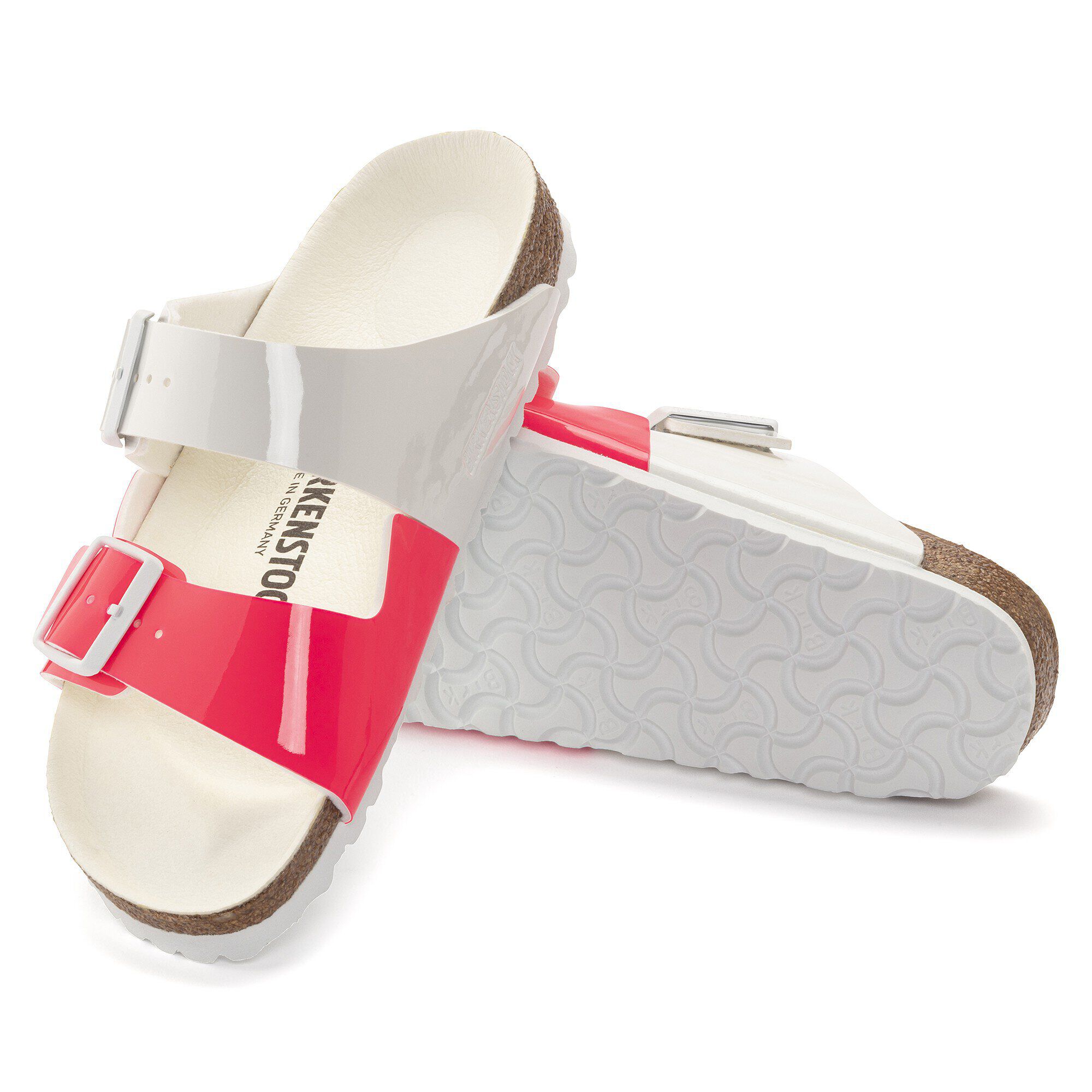 Arizona Split Birko-Flor Patent with outer sole details