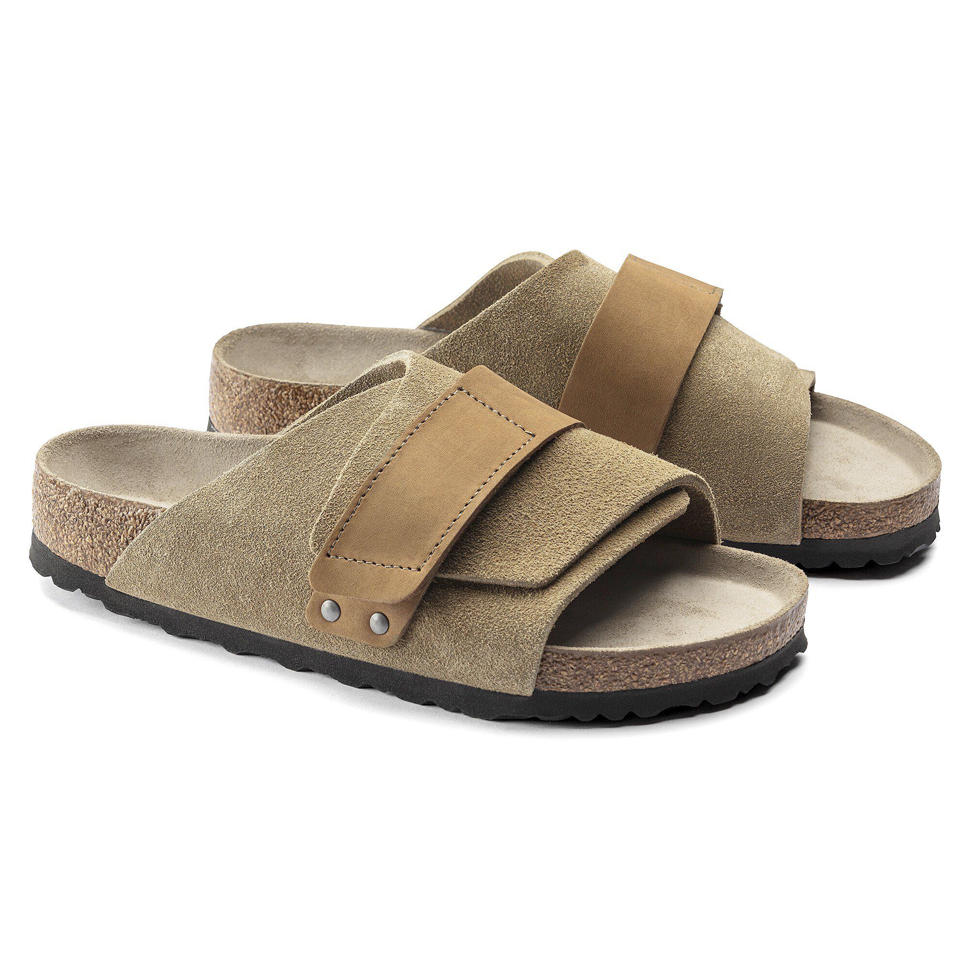 Kyoto Soft Footbed / キョウト ソフトフットベッド ヌバック/スエードレザー - shown as a pair