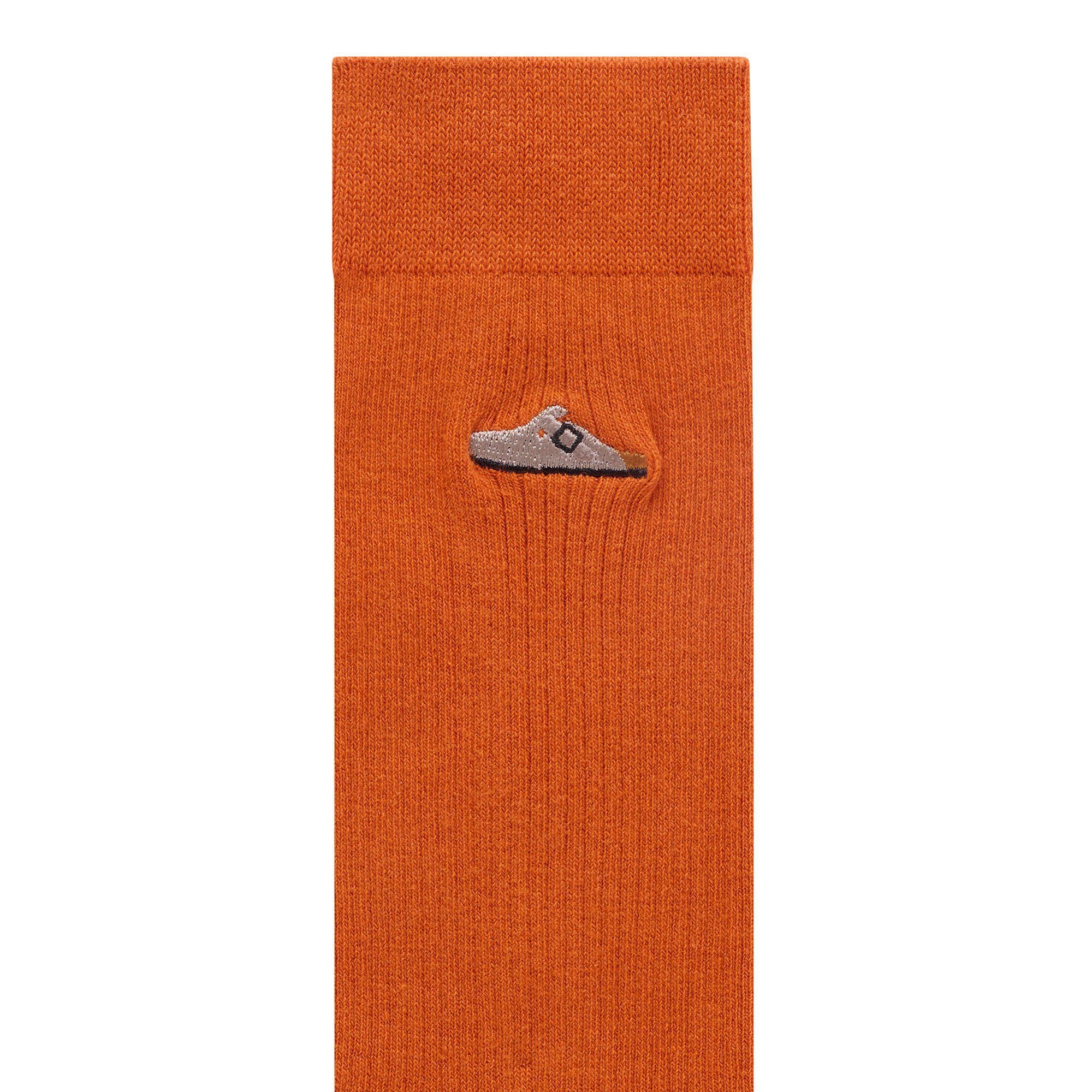 Cotton Ribbed Socks / コットン リブ ソックス コットン/ナイロン/ポリウレタン Close-up view showing material detail