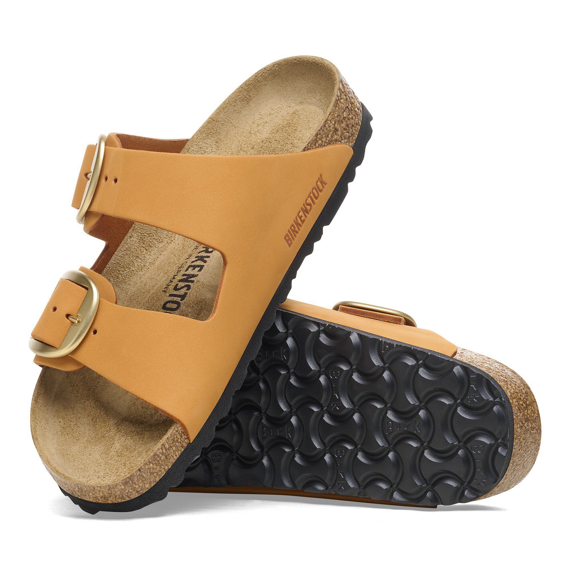 Arizona Big Buckle Nubuk Leather with outer sole details