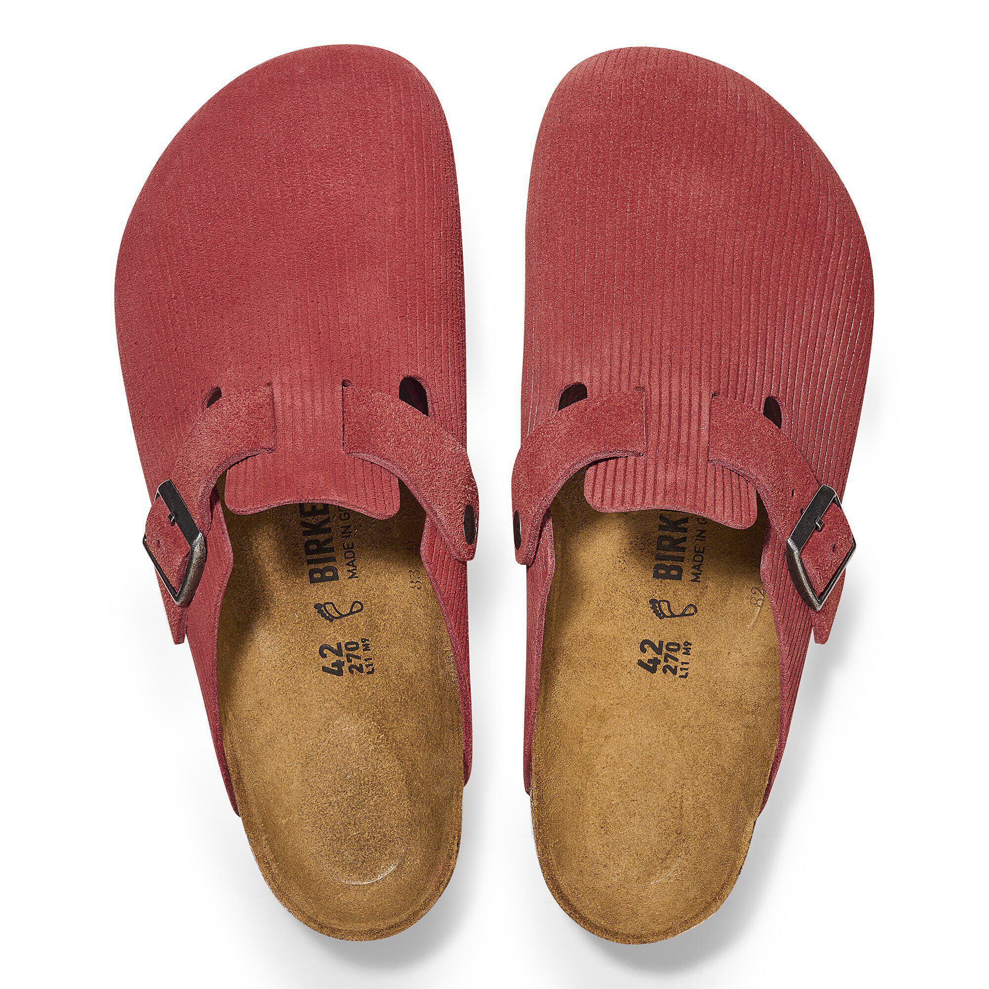 Boston Suede Leather Embossed - a top view