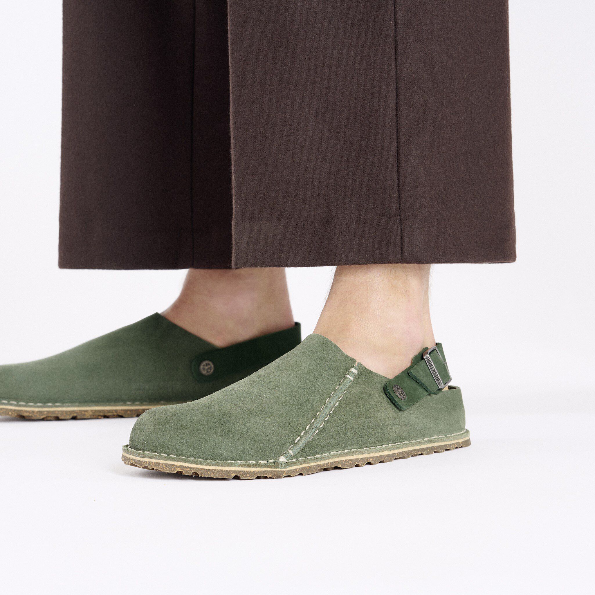 Lutry Premium Suede Leather Close-up with a male model