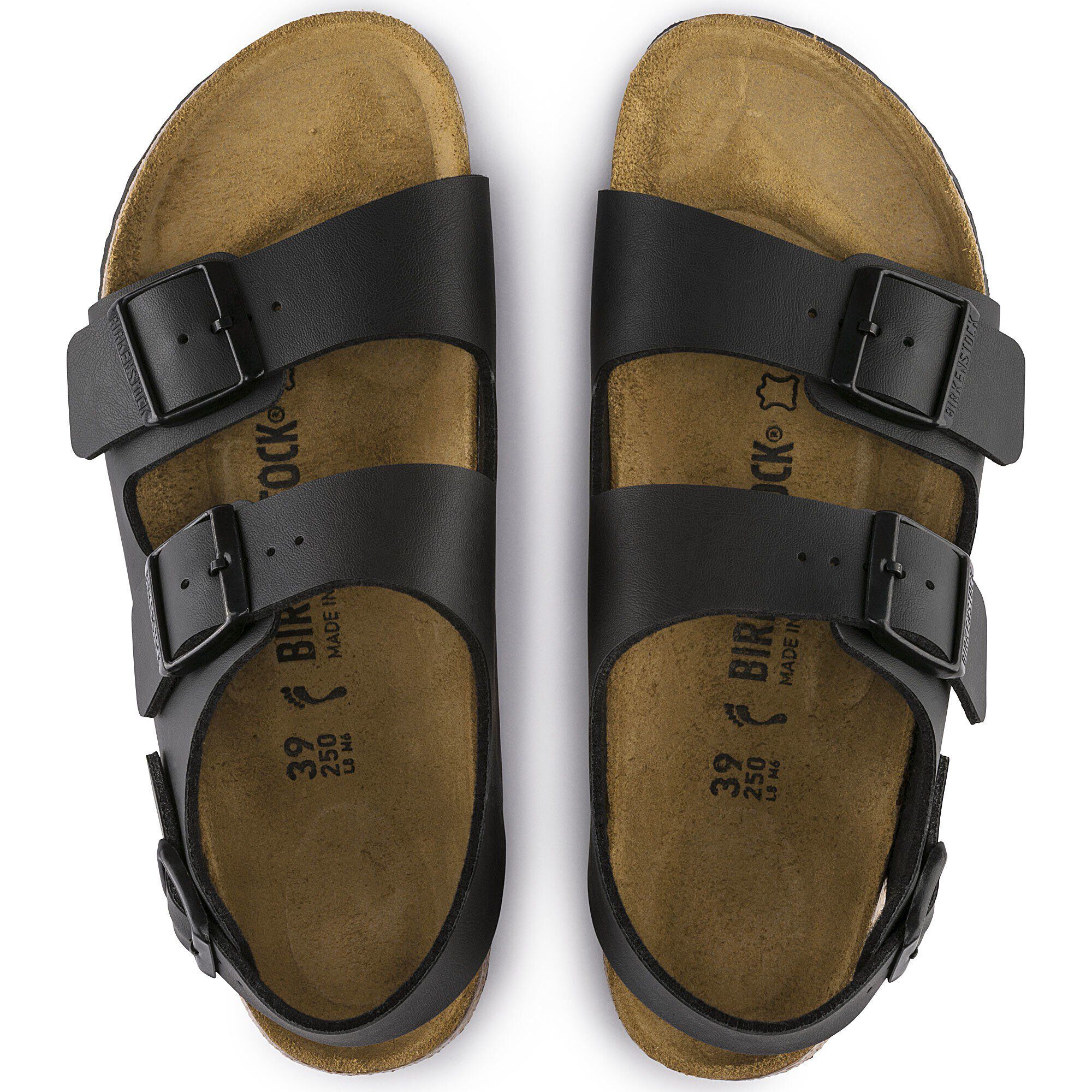 Milano / ミラノ」（ビルコフロー、ブラック）| BIRKENSTOCK（日本）