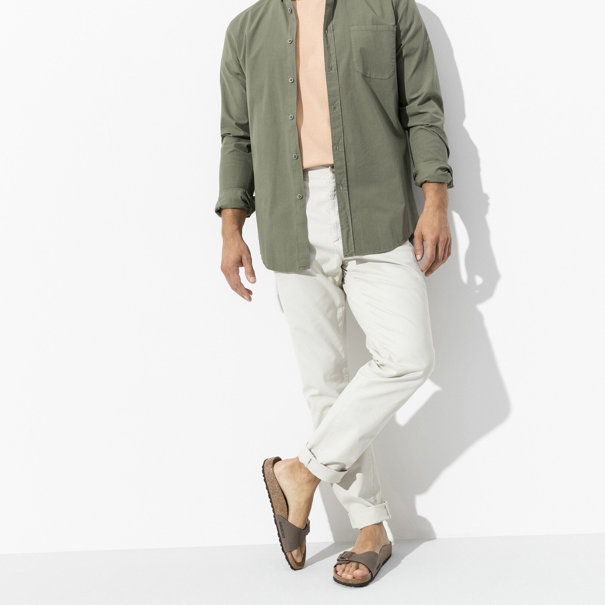 Madrid Birko-Flor Nubuk Close-up view showing material detail