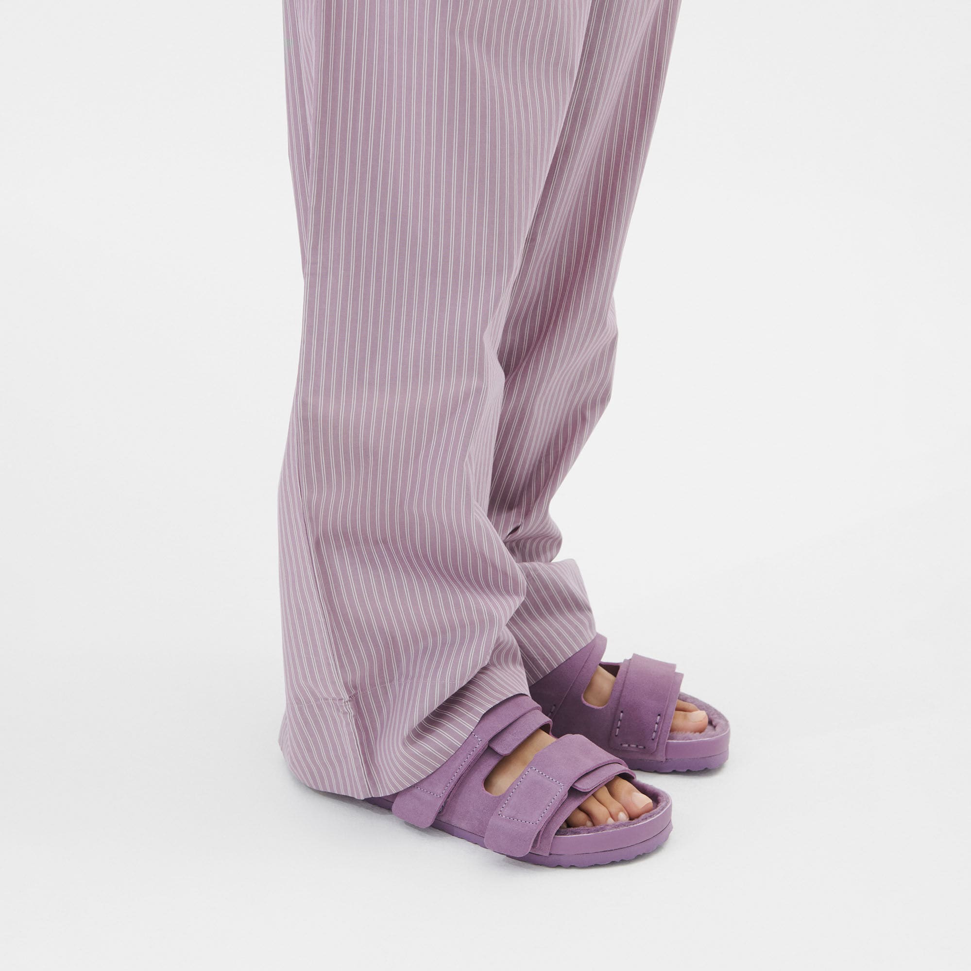 Uji Suede Tekla Suede Leather Close-up view showing material detail