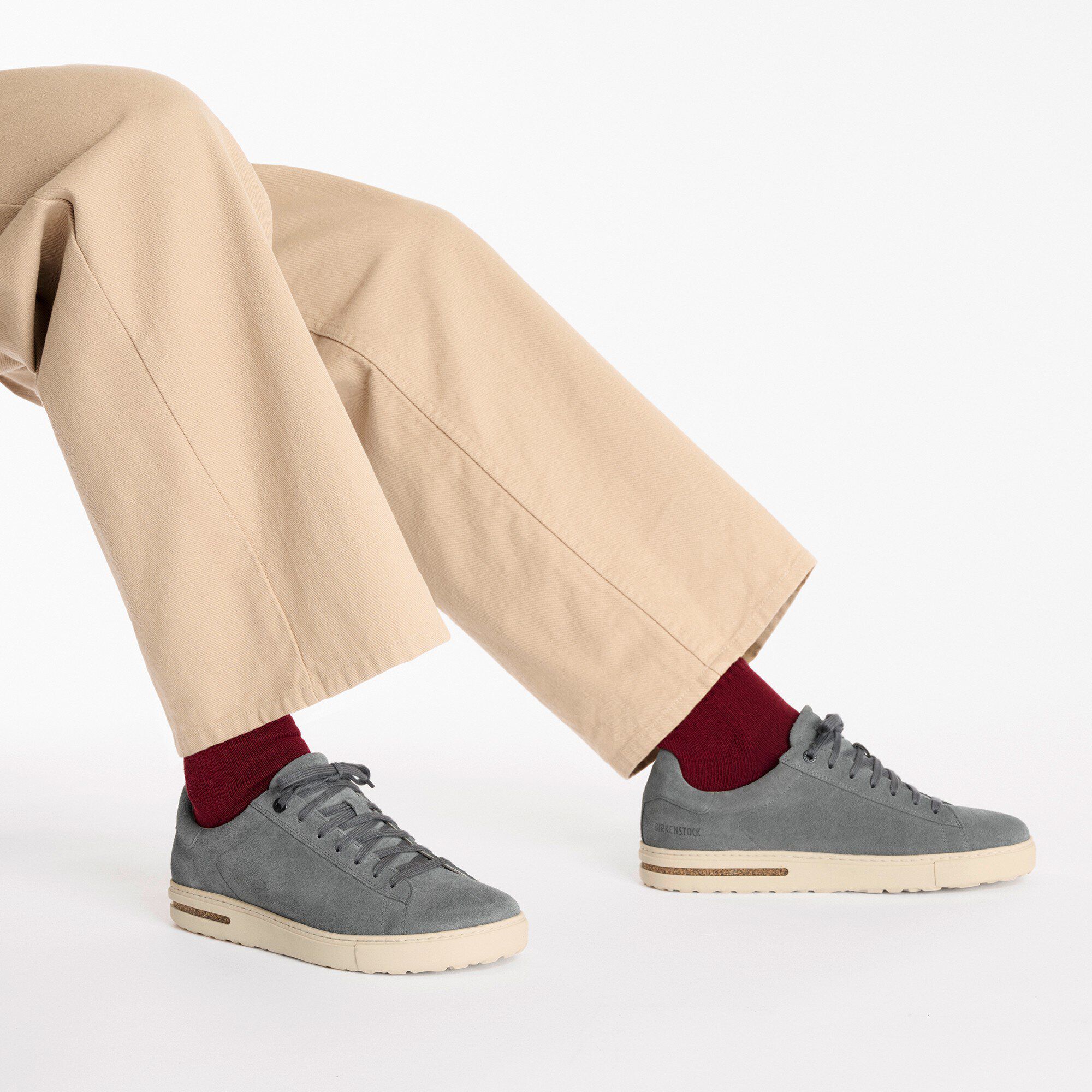 Bend Low Suede Leather with a male model