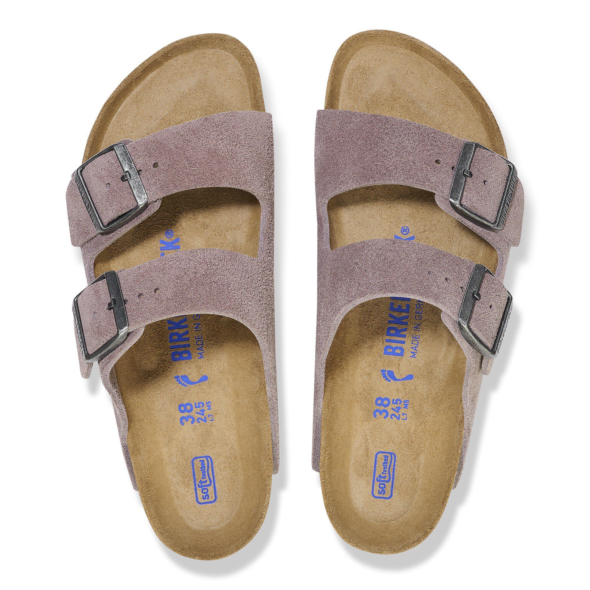 Arizona Soft Footbed Suede Leather - a top view