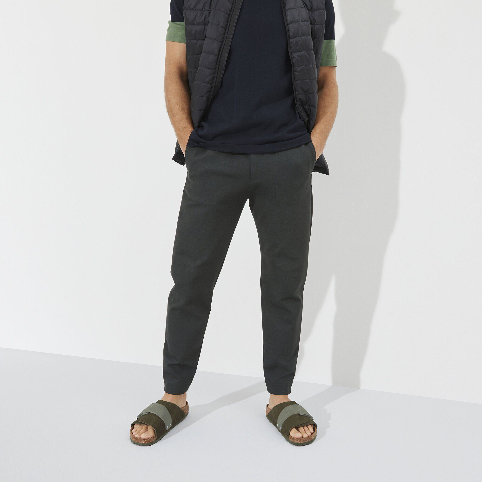 Kyoto Suede Leather Close-up with a male model