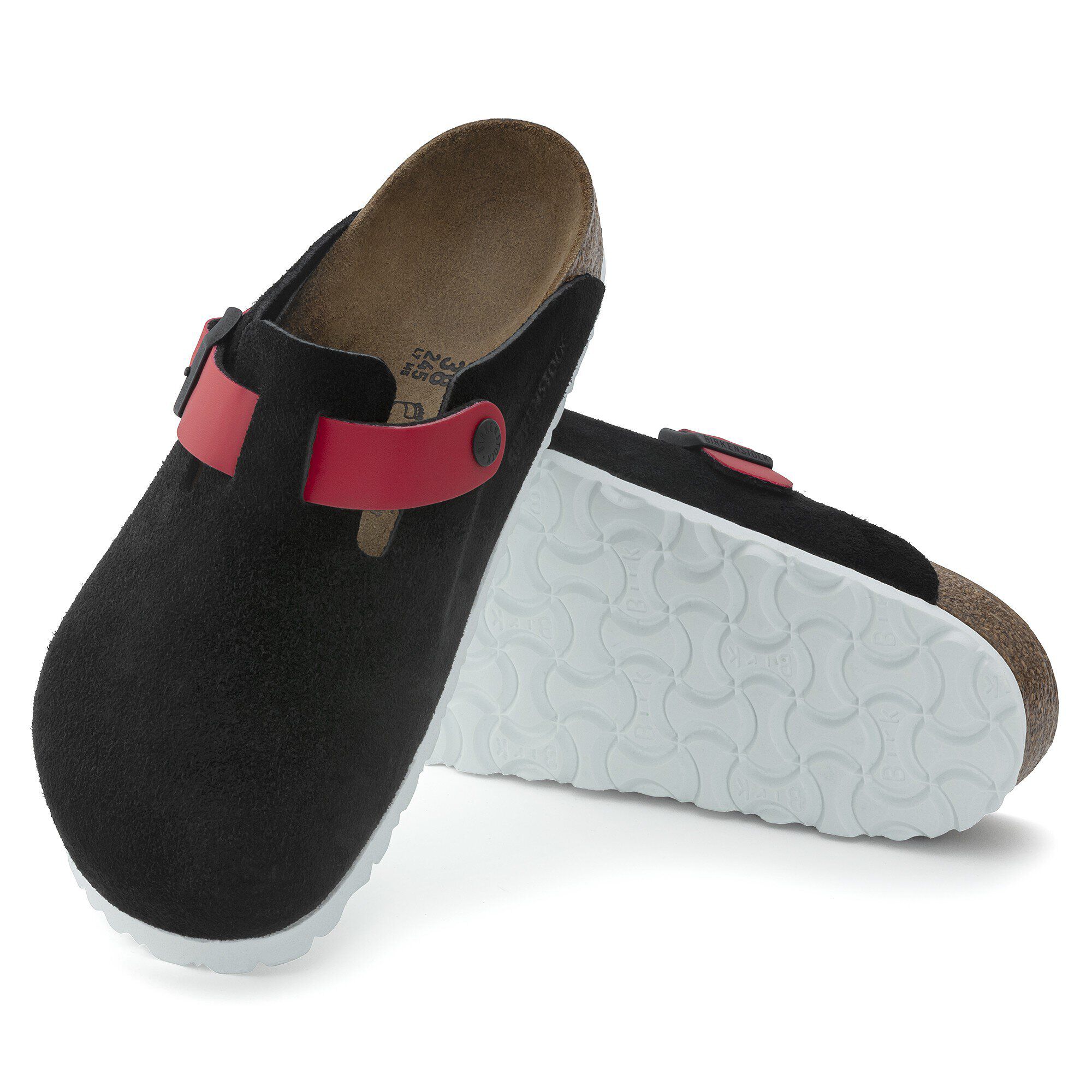Boston Suede Leather/Birko-Flor with outer sole details