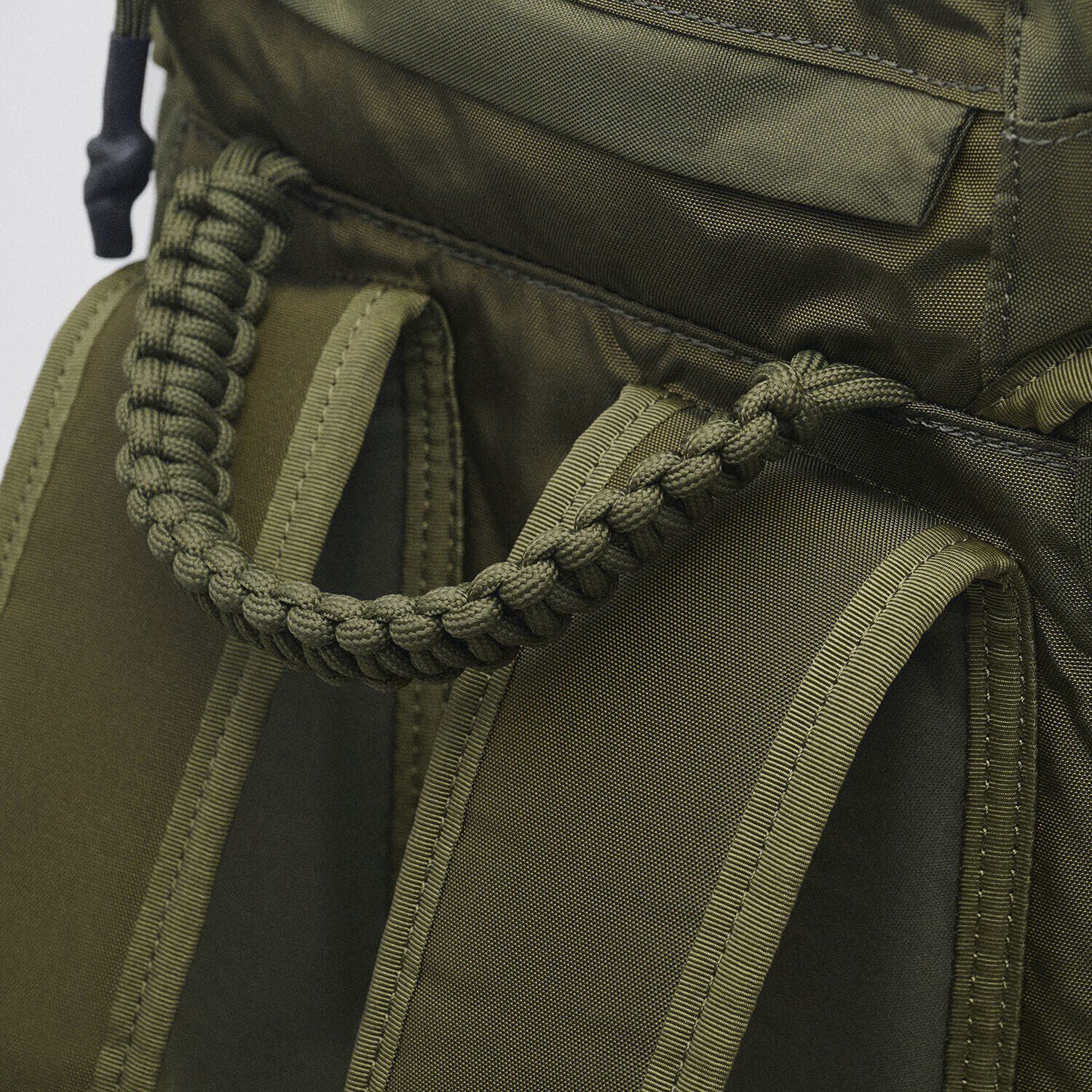   Close-up view showing material detail