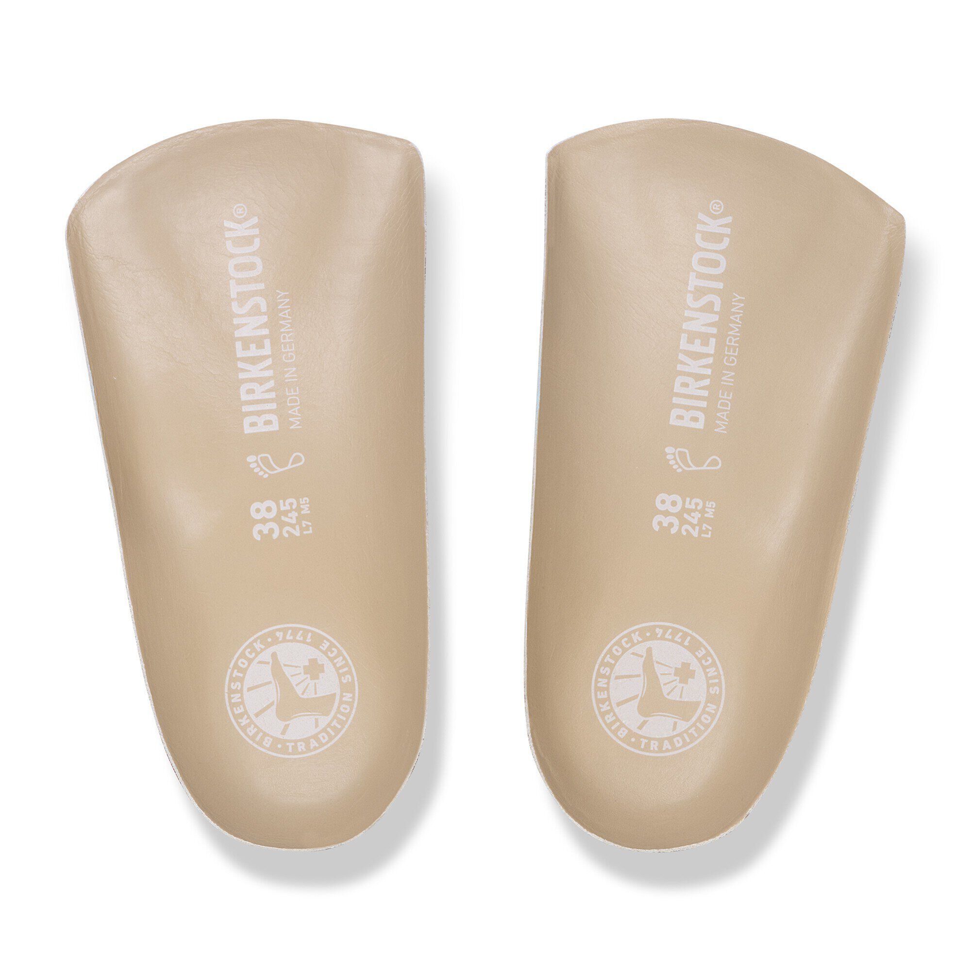 Blue Footbed Leather / ブルーフットベッド レザー コットン - a top view