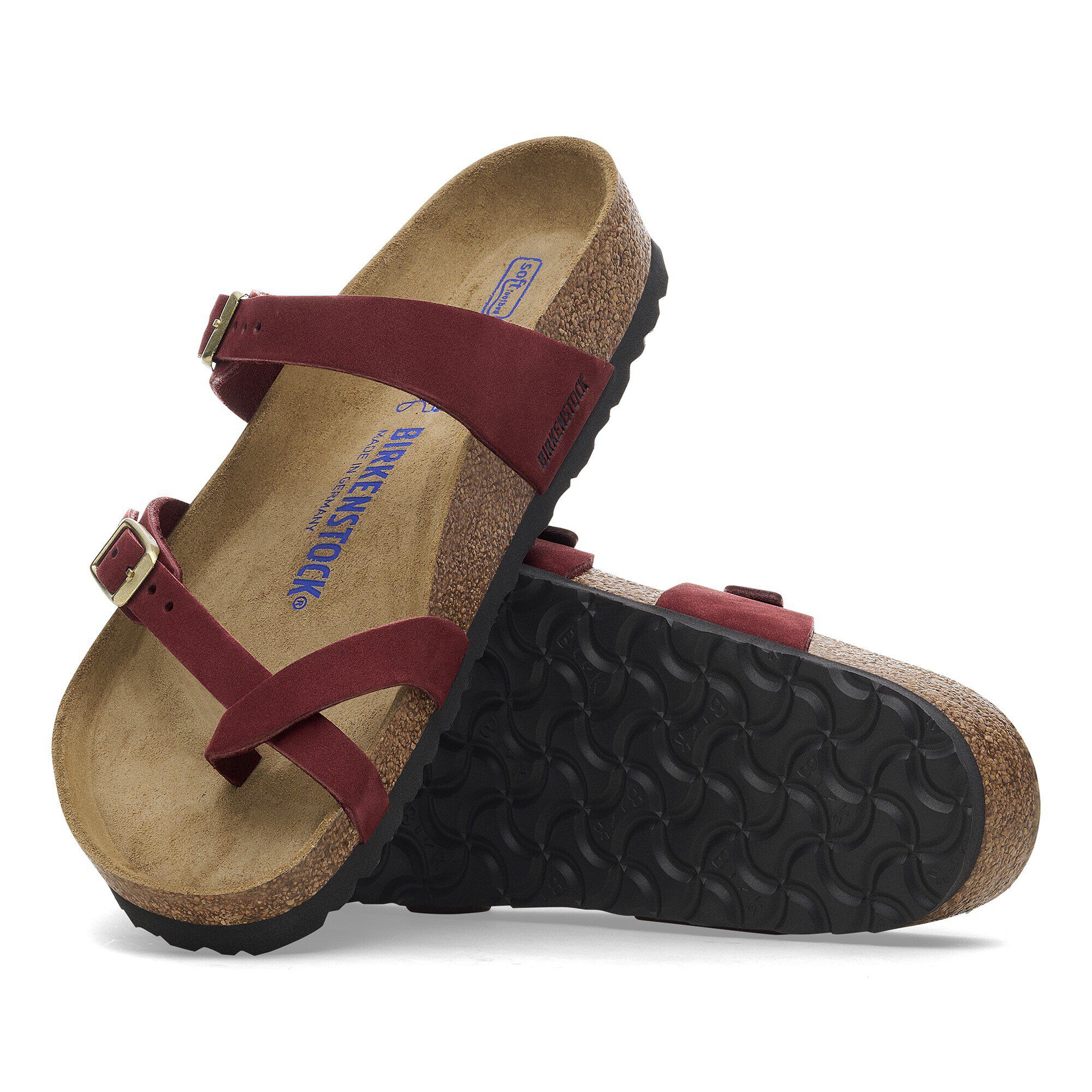 Mayari Soft Footbed Nubuk Leather with outer sole details
