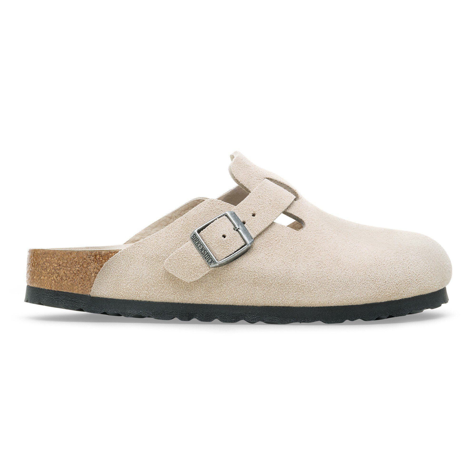 Boston Soft Footbed Suede Leather - a side view