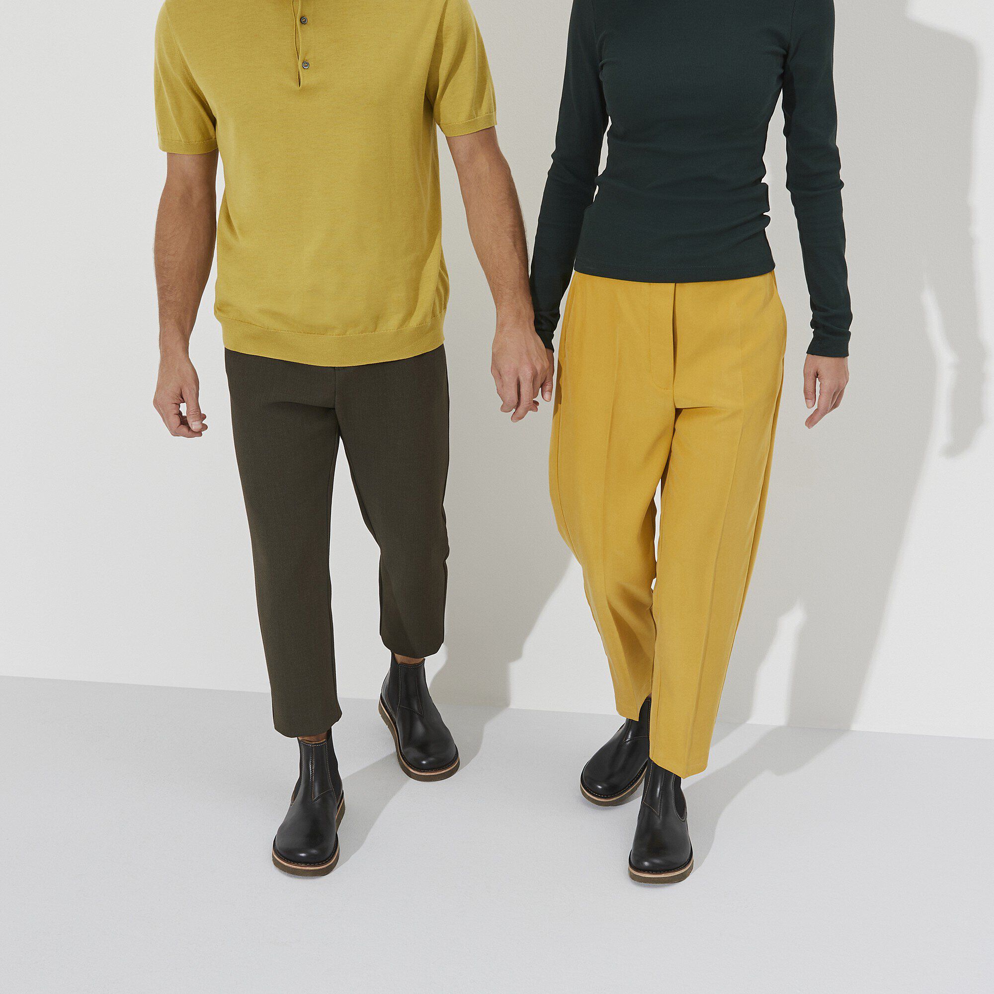 버밍엄 슬립온 미드 천연 오일드 가죽, with models