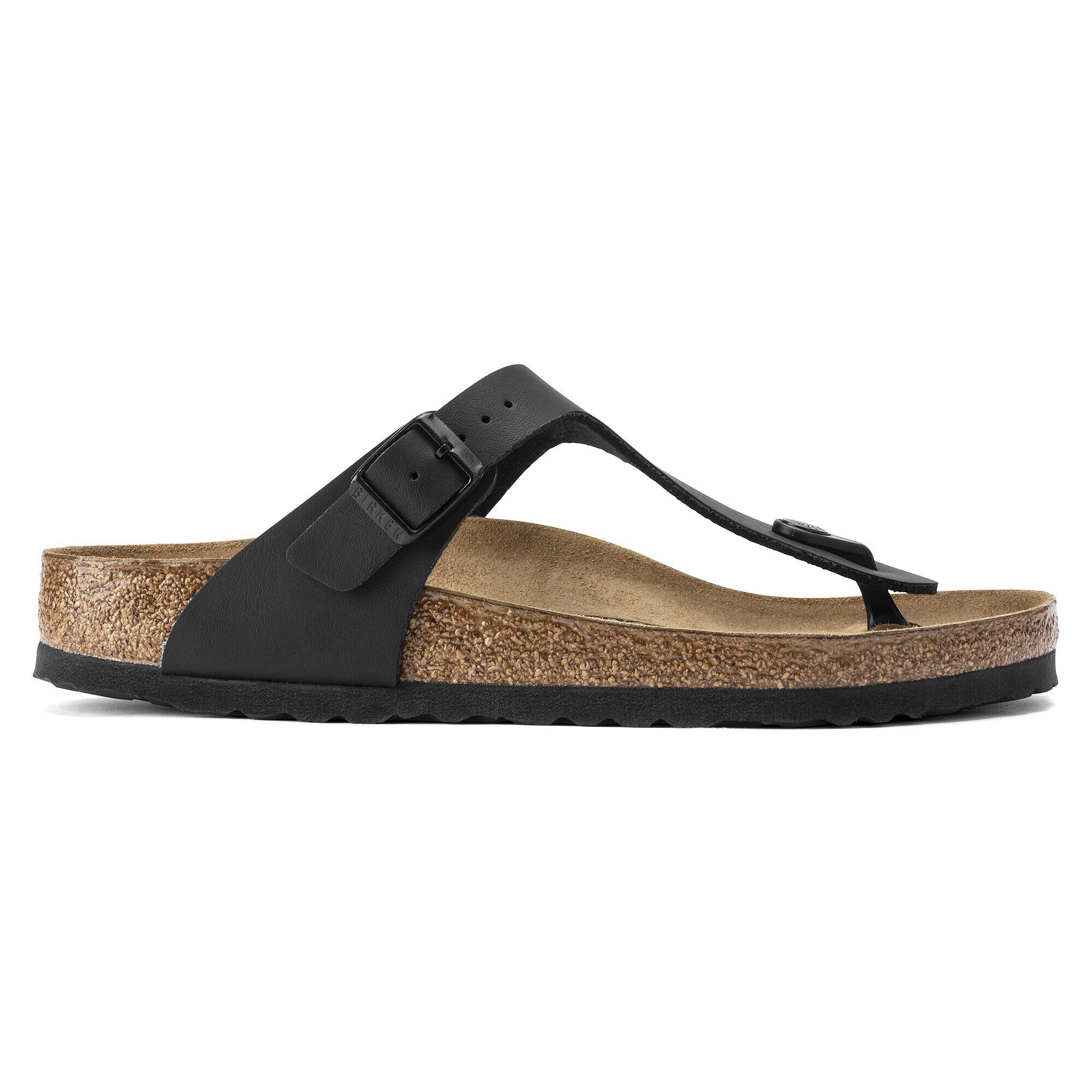 Gizeh / ギゼ」（ビルコフロー、ブラック）| BIRKENSTOCK（日本）