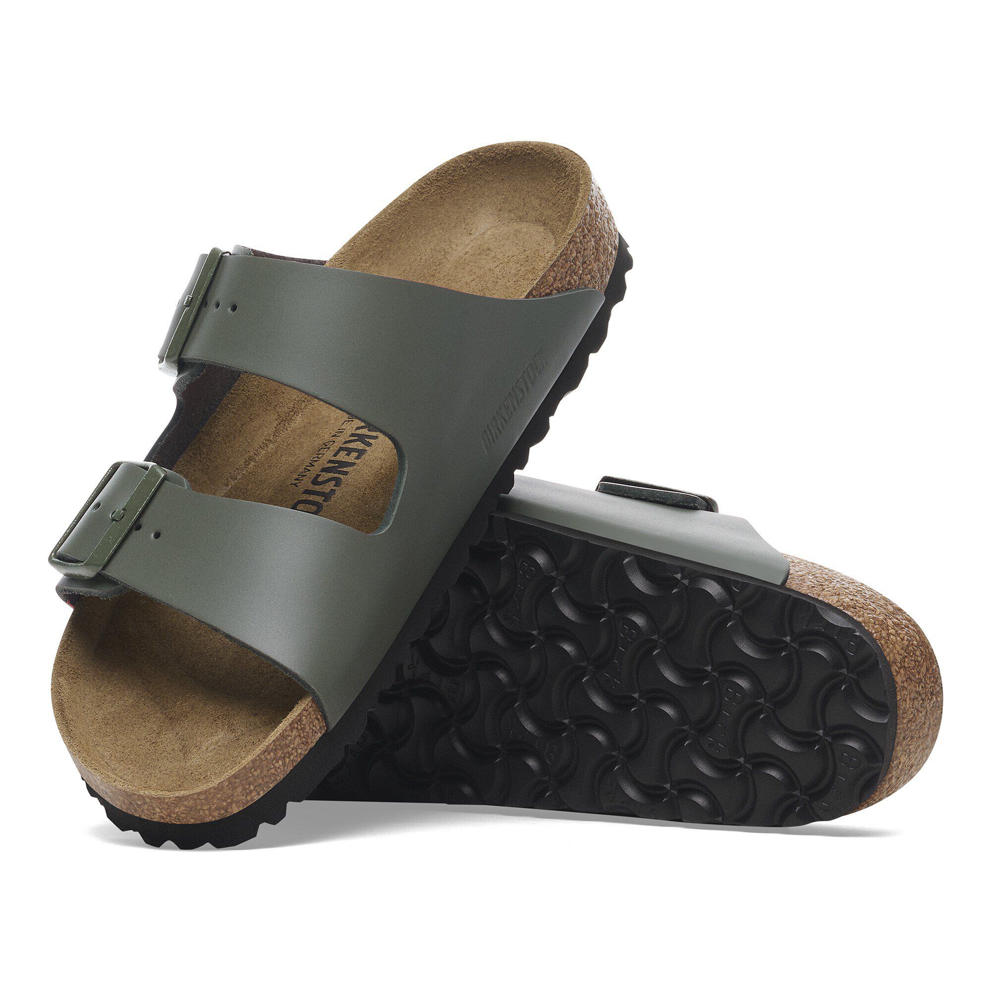 Arizona / アリゾナ」（ナチュラルレザー、タイム）| BIRKENSTOCK（日本）