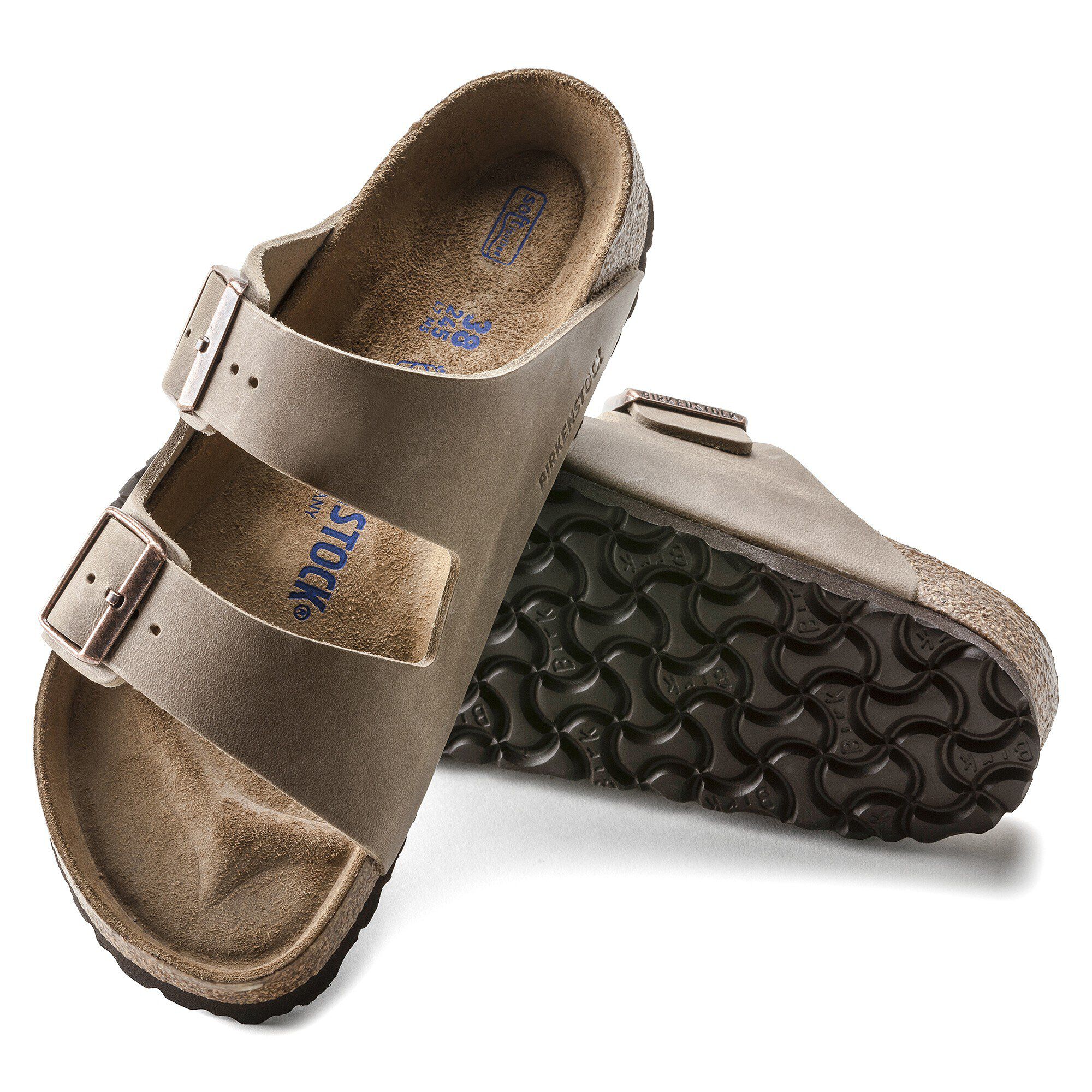 Arizona Soft Footbed Natural Leather Oiled with outer sole details