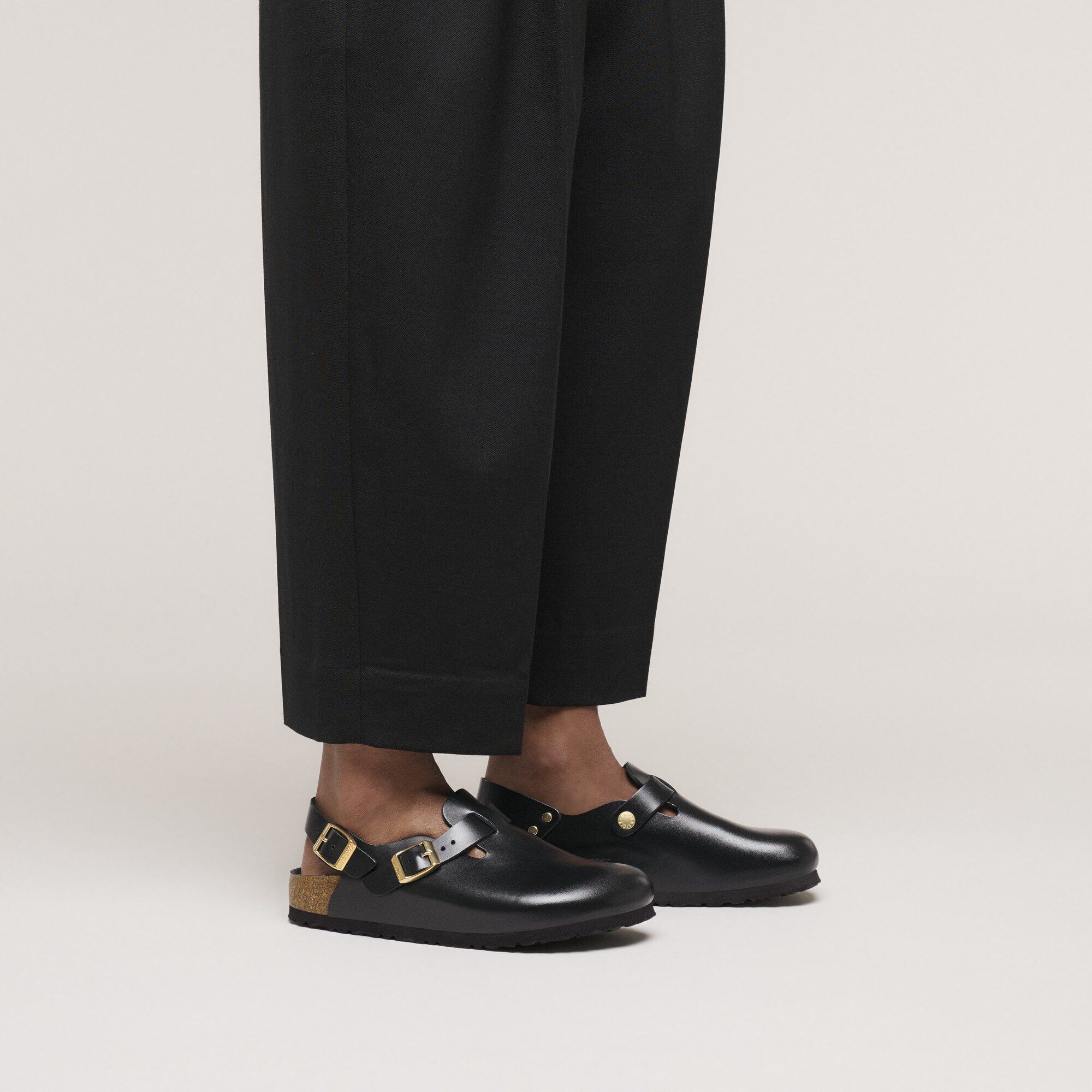 Tokio II Natural Leather in Color Black New Dressy Leather