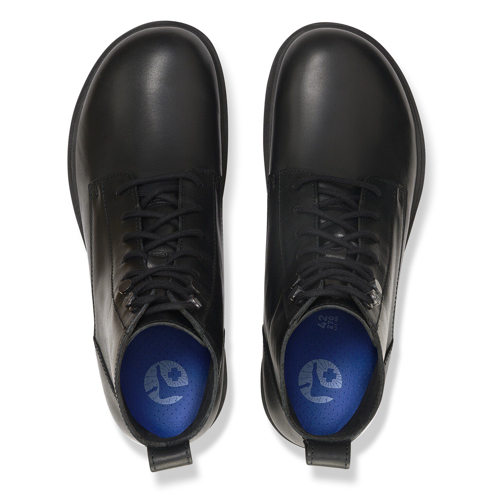 Highwood Lace Mid Men Natural Leather - a top view