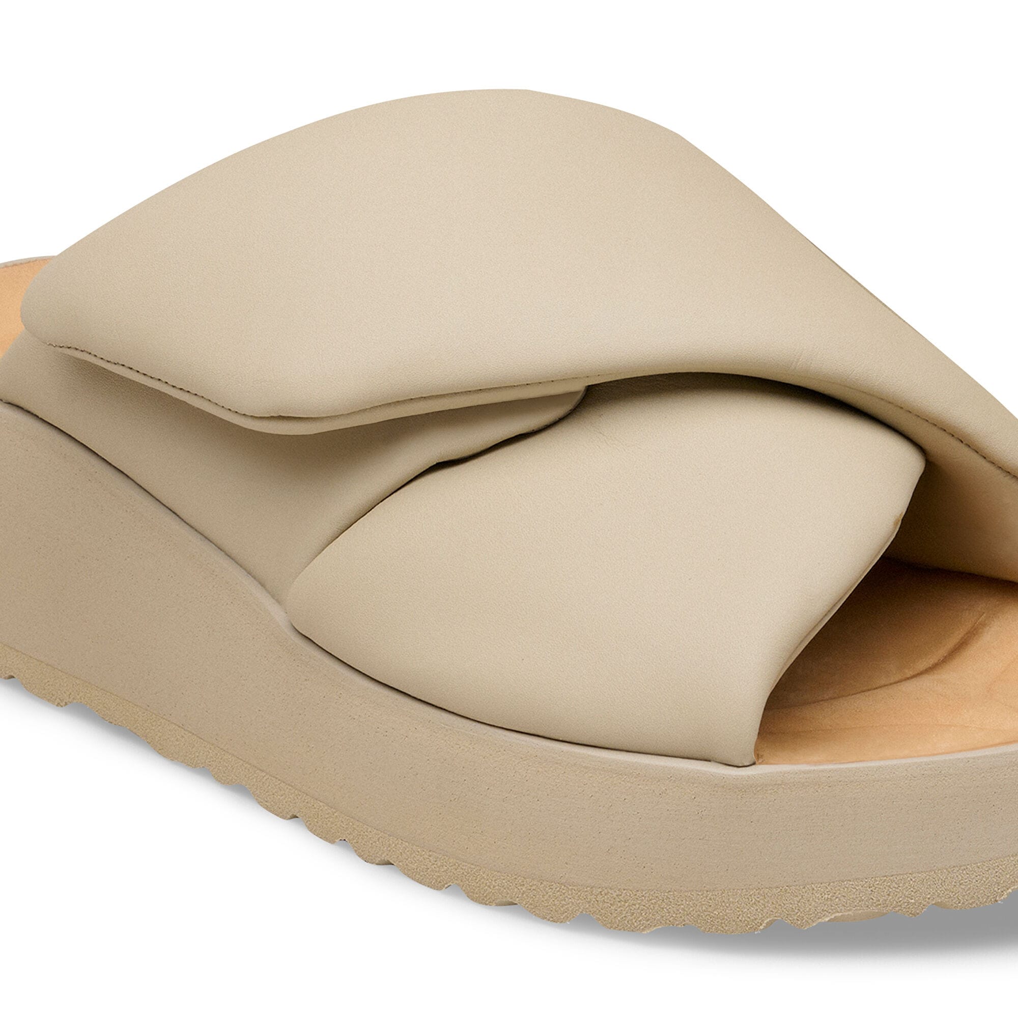 Theda Cross Strap / テダ クロス ストラップ ナチュラルレザー