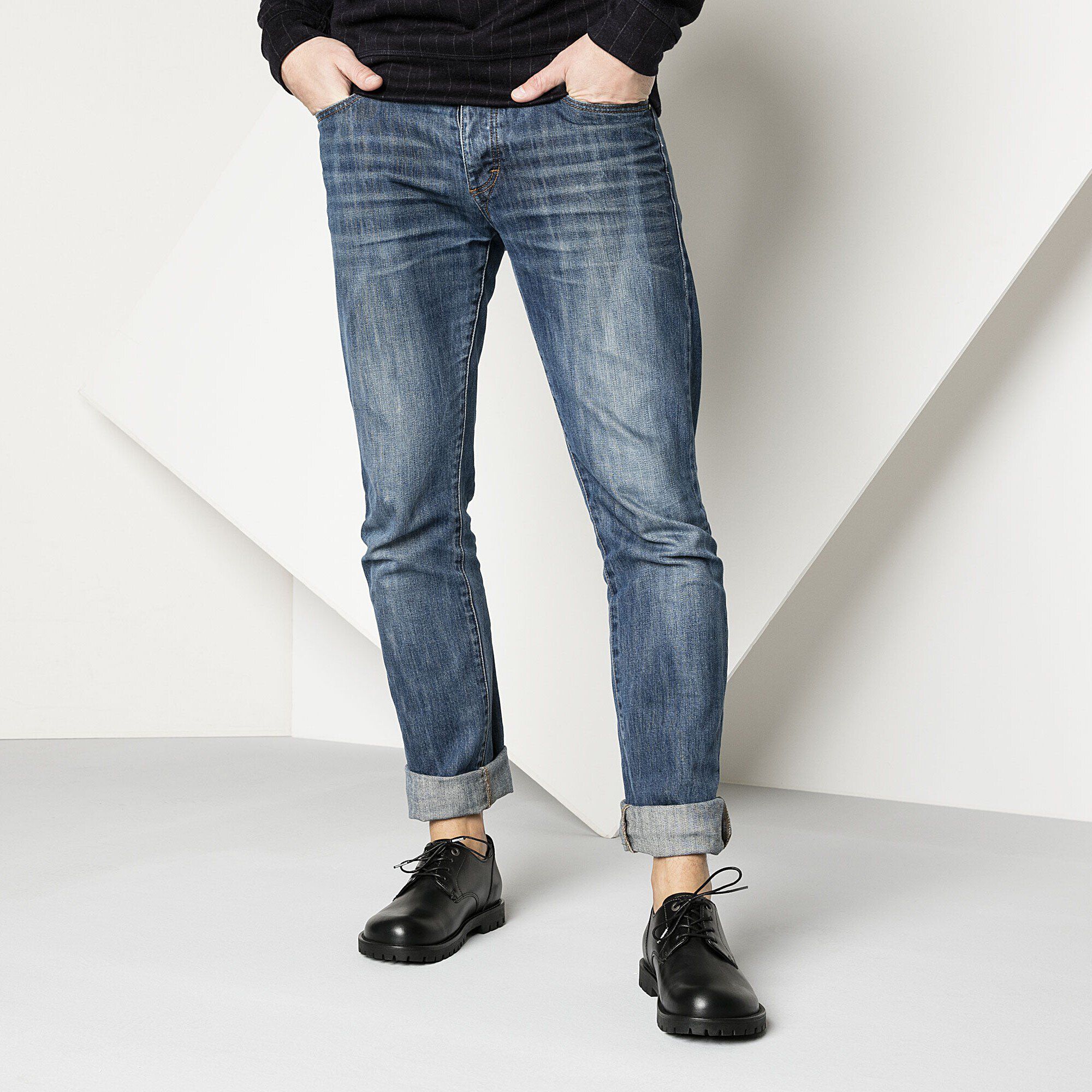   Close-up with a male model