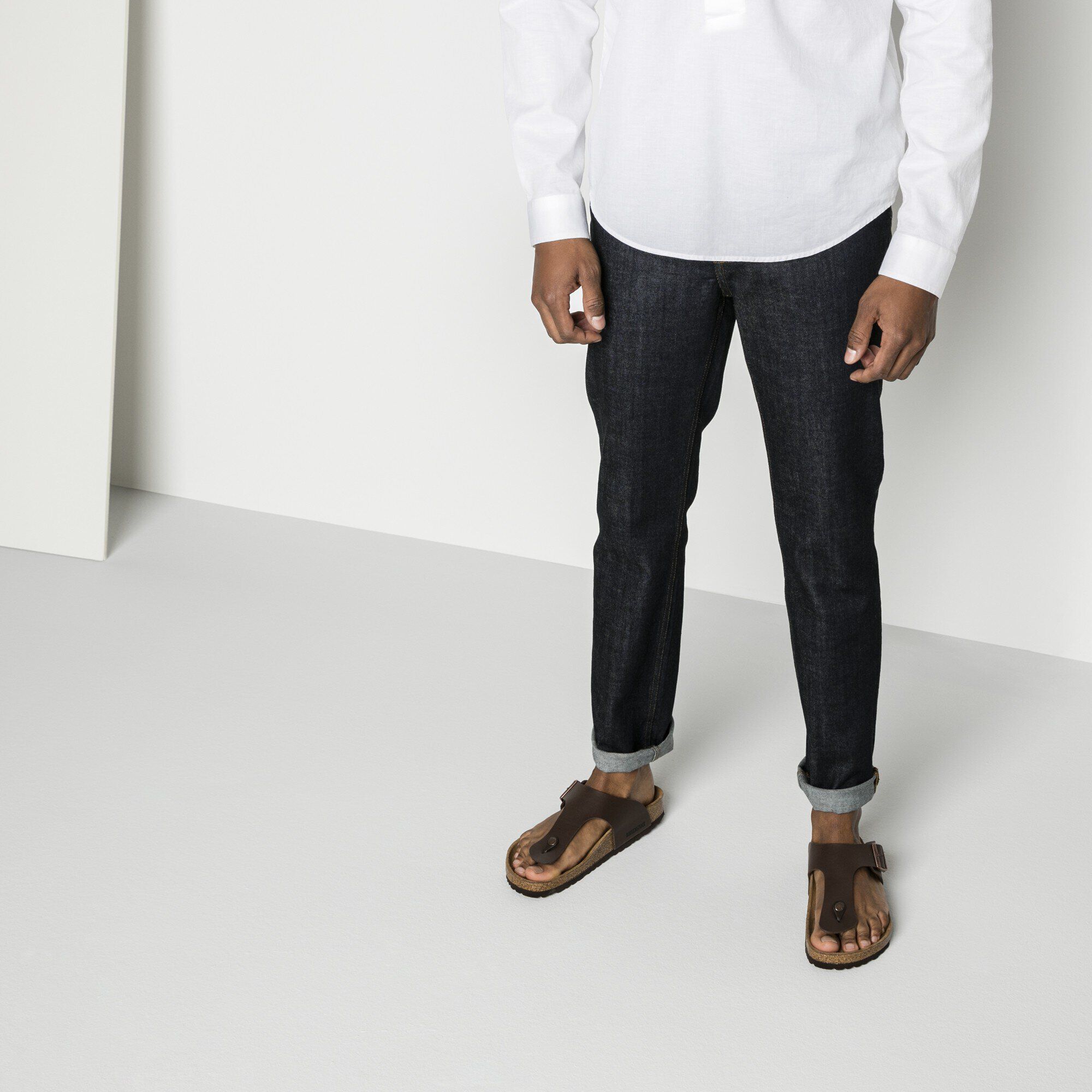   Close-up with a male model
