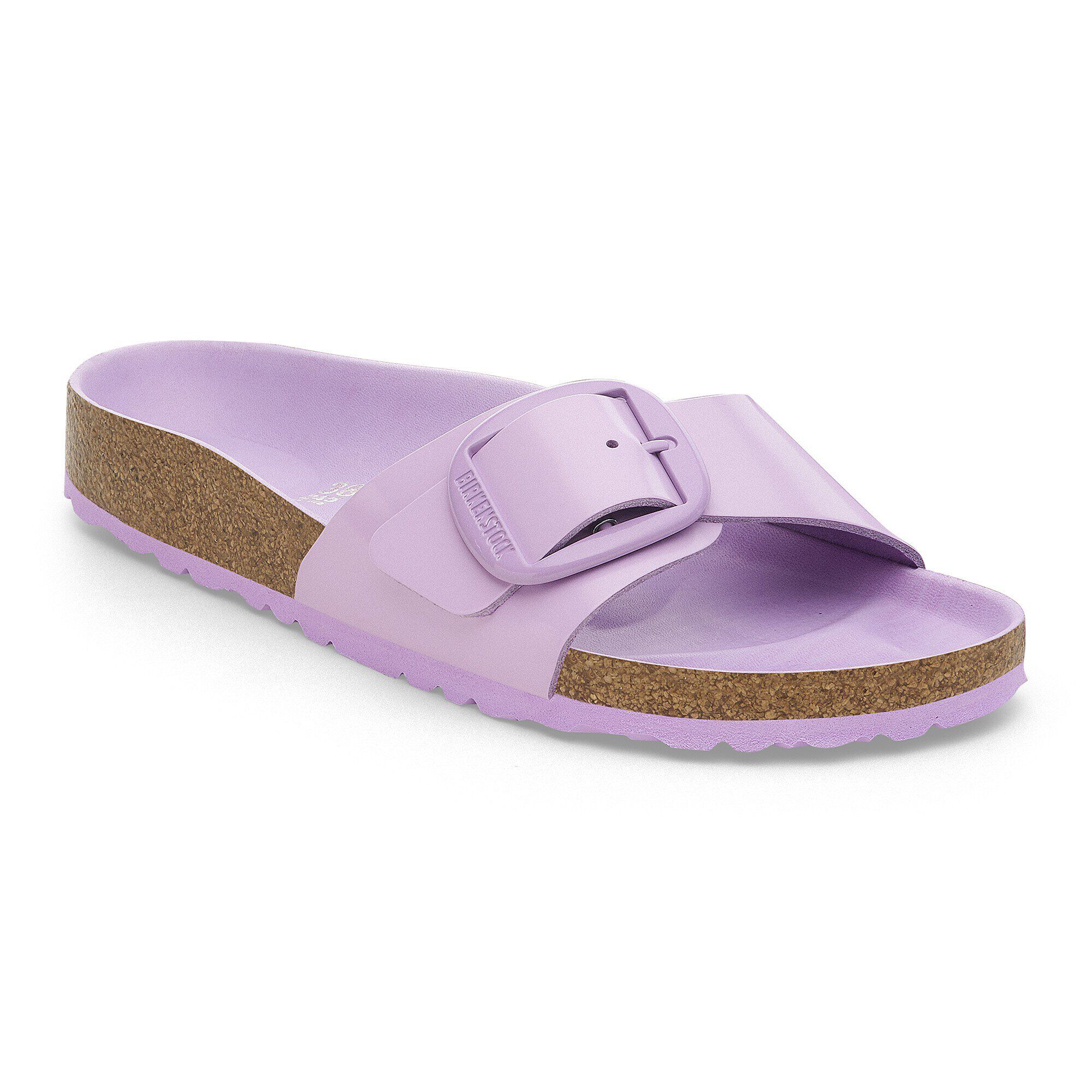 Madrid Big Buckle Natural Leather Patent - main image