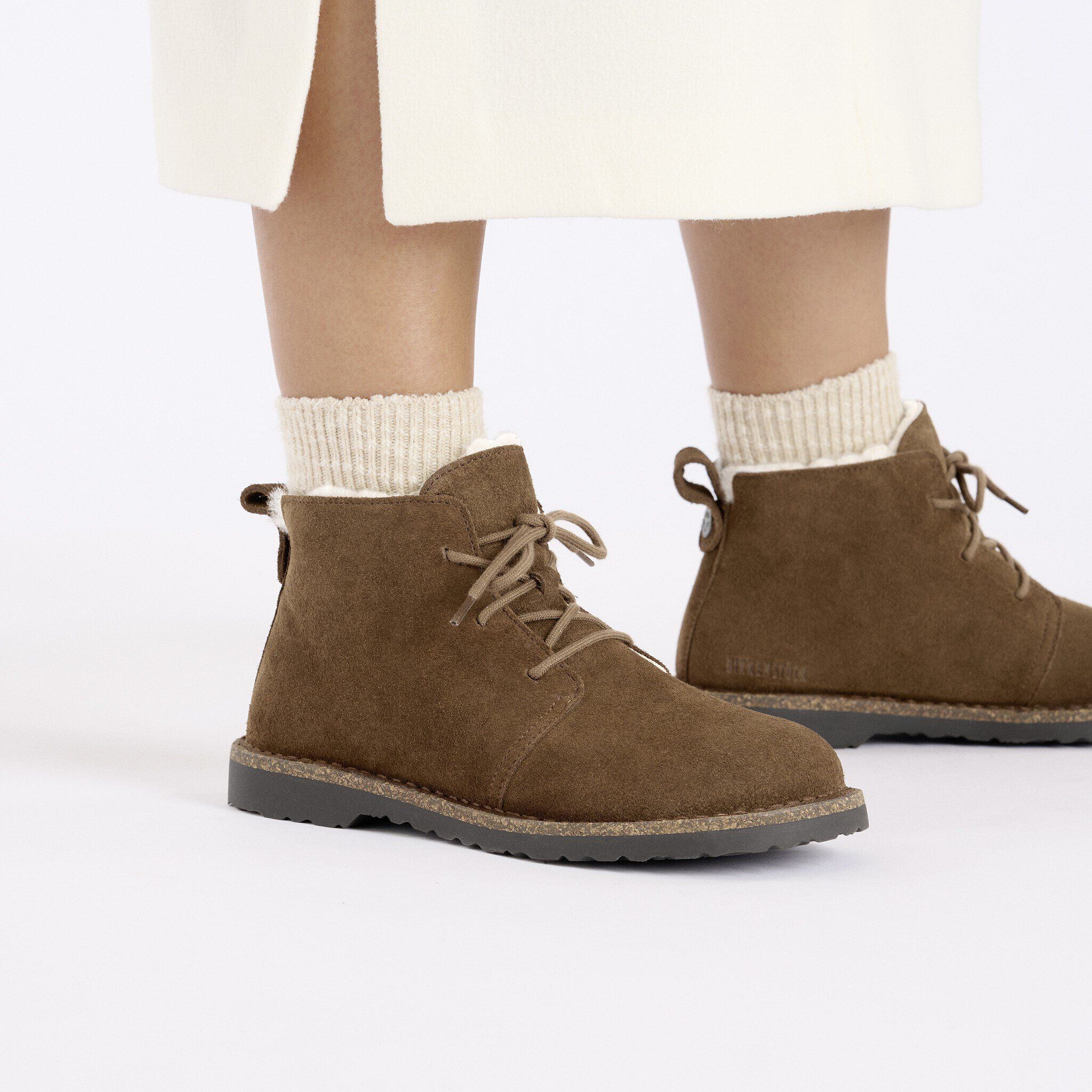 24.5㎝ ビルケンシュトック Uppsala Suede Shearling Uppsala Mid Shearling / アップサラ ミッド シアリング」（スエード