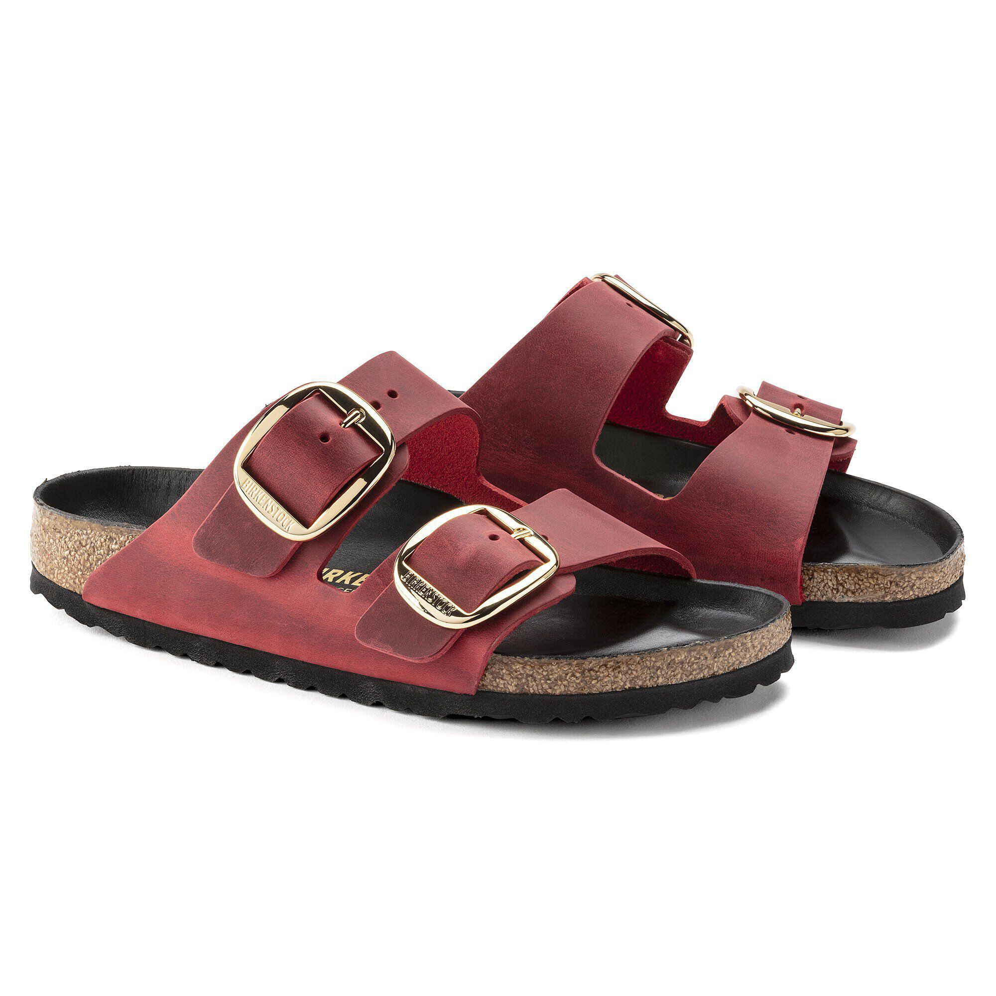 Arizona Big Buckle / アリゾナ ビッグバックル オイルドナチュラルレザー - shown as a pair