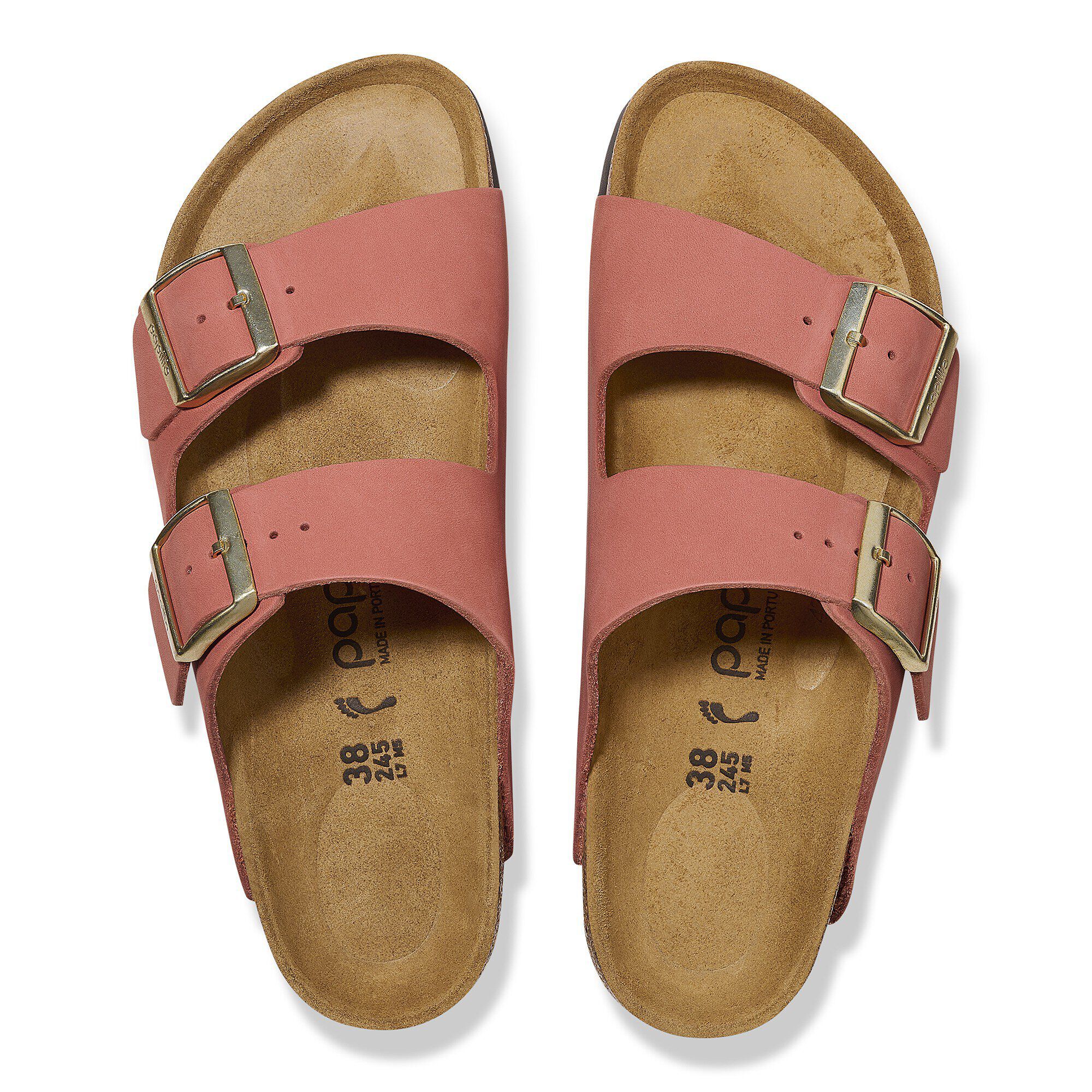 Arizona Platform Natural Leather Nubuck - a top view