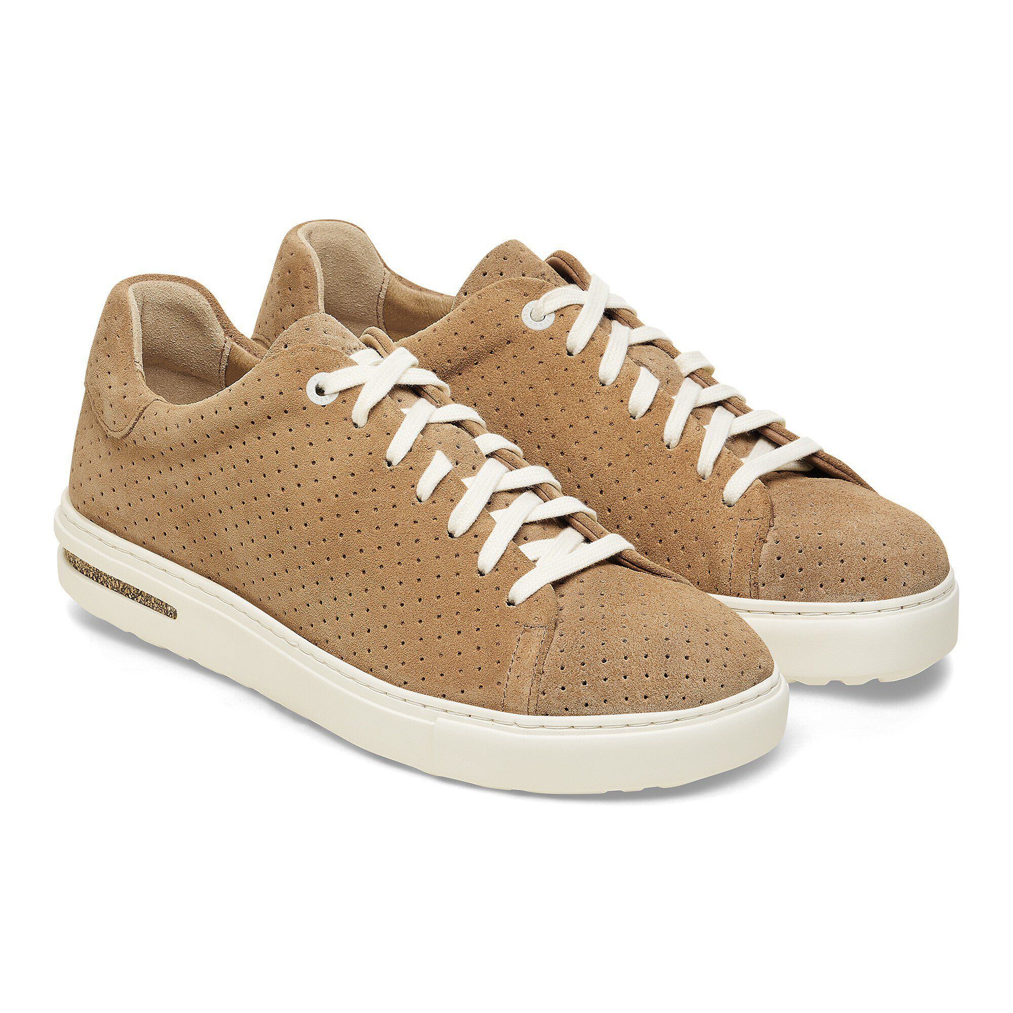 Bend Low Suede Leather Embossed - shown as a pair