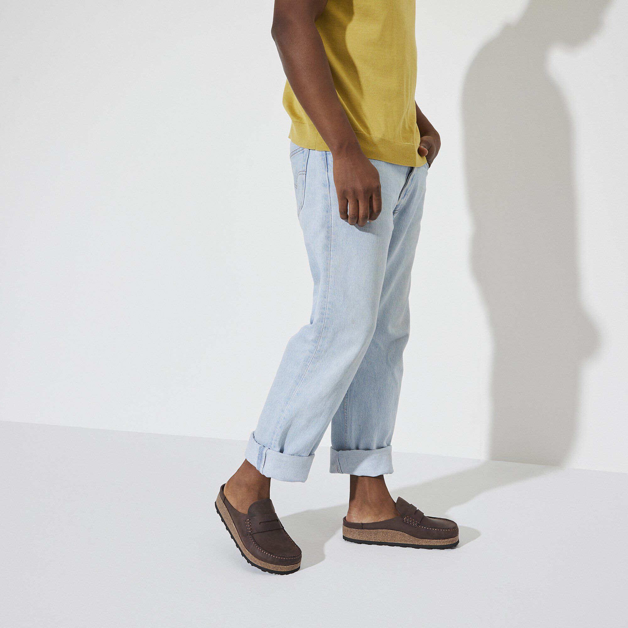   Close-up with a male model