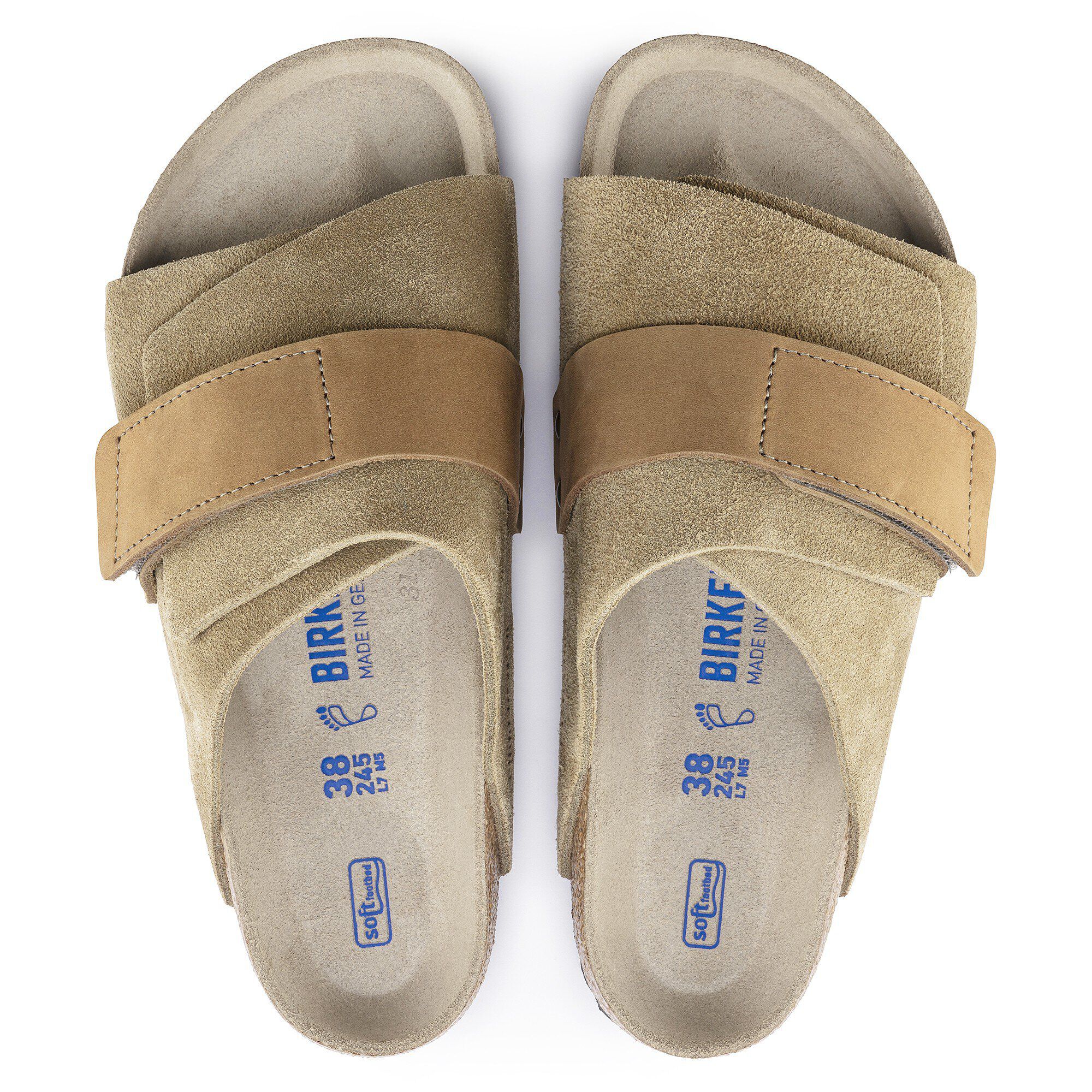 Kyoto Soft Footbed / キョウト ソフトフットベッド ヌバック/スエードレザー - a top view