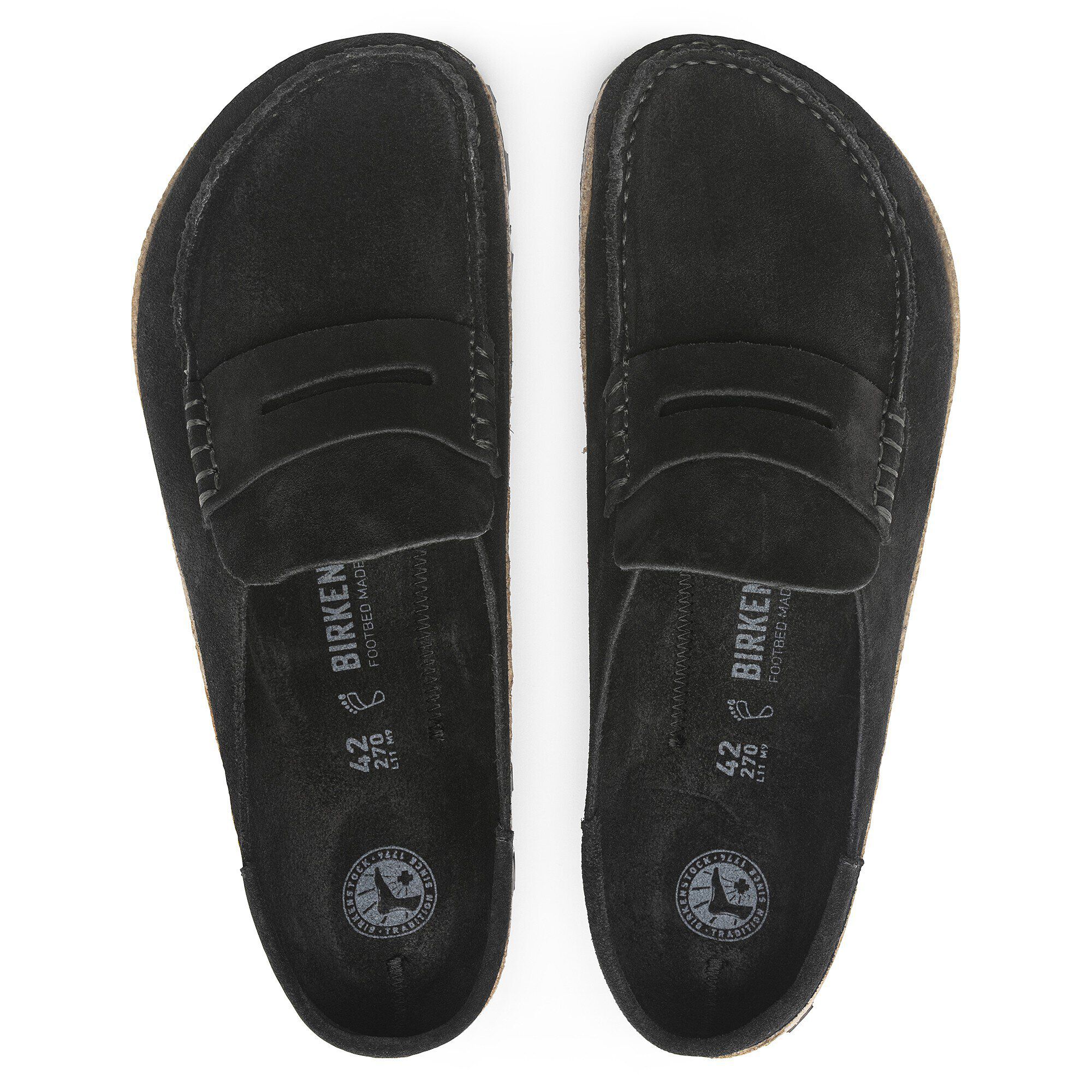 Naples Suede Leather - a top view