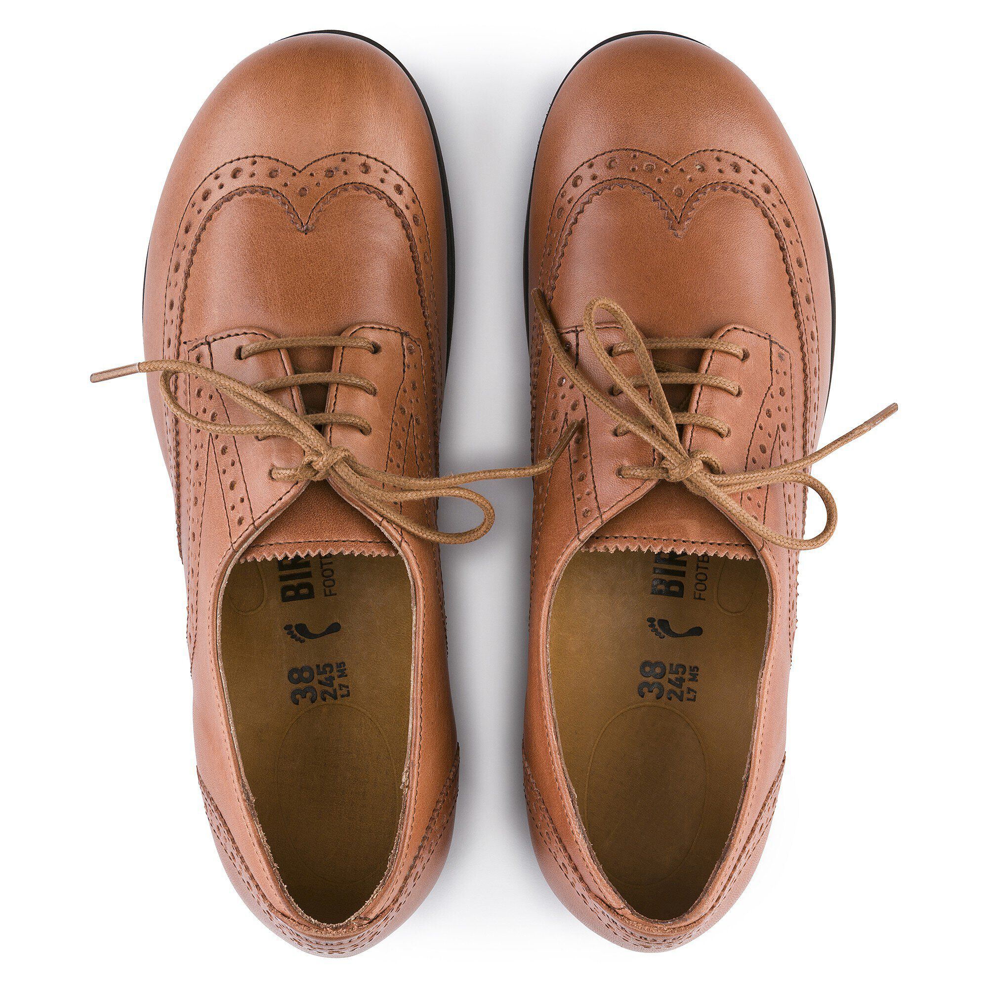 Laramie Low/ララミー ロー ナチュラルレザー - a top view