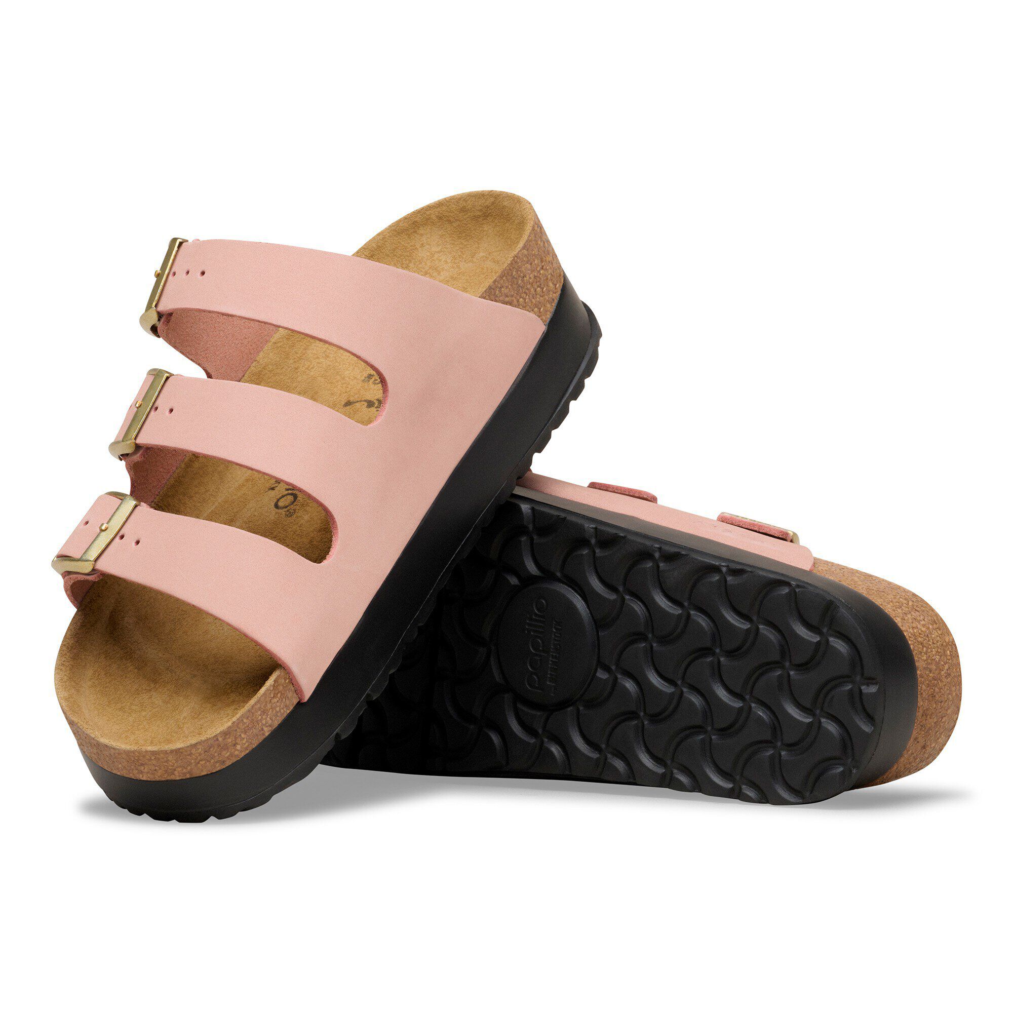 Florida Flex Platform Nubuk Leather with outer sole details