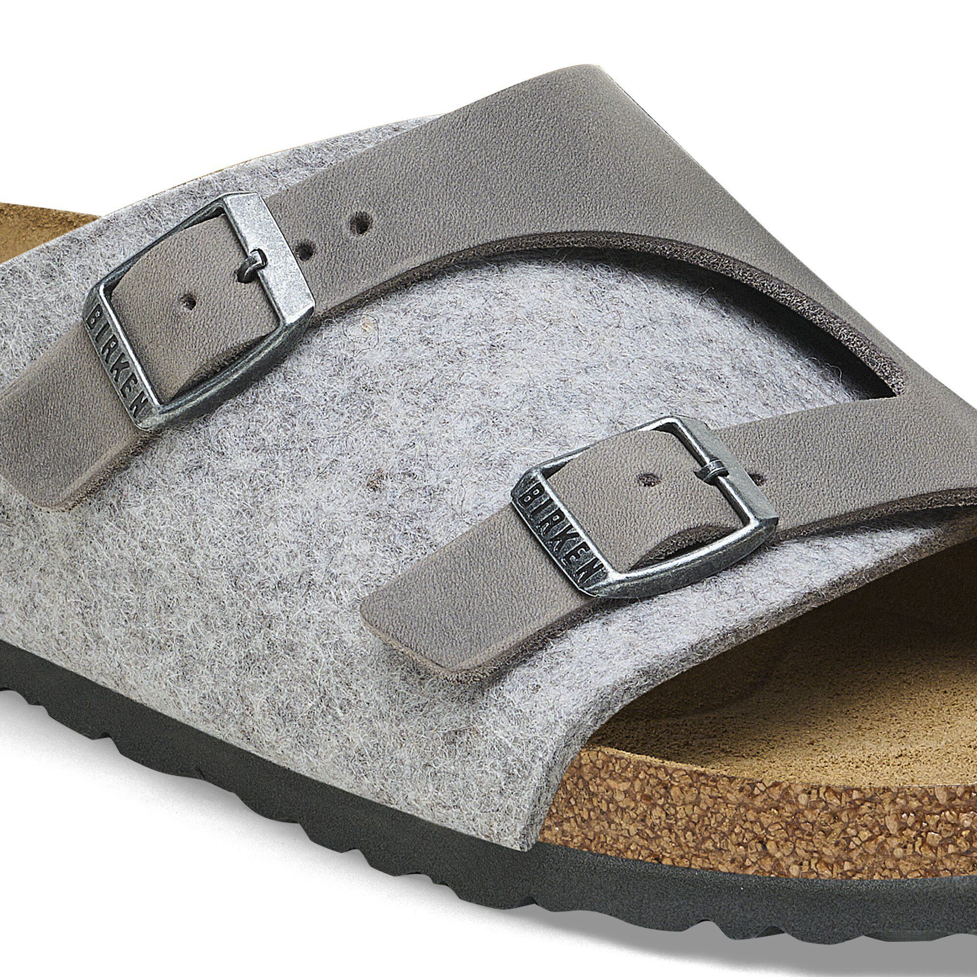 Z&uuml;rich Leather/Textile/Felt Close-up view showing material detail