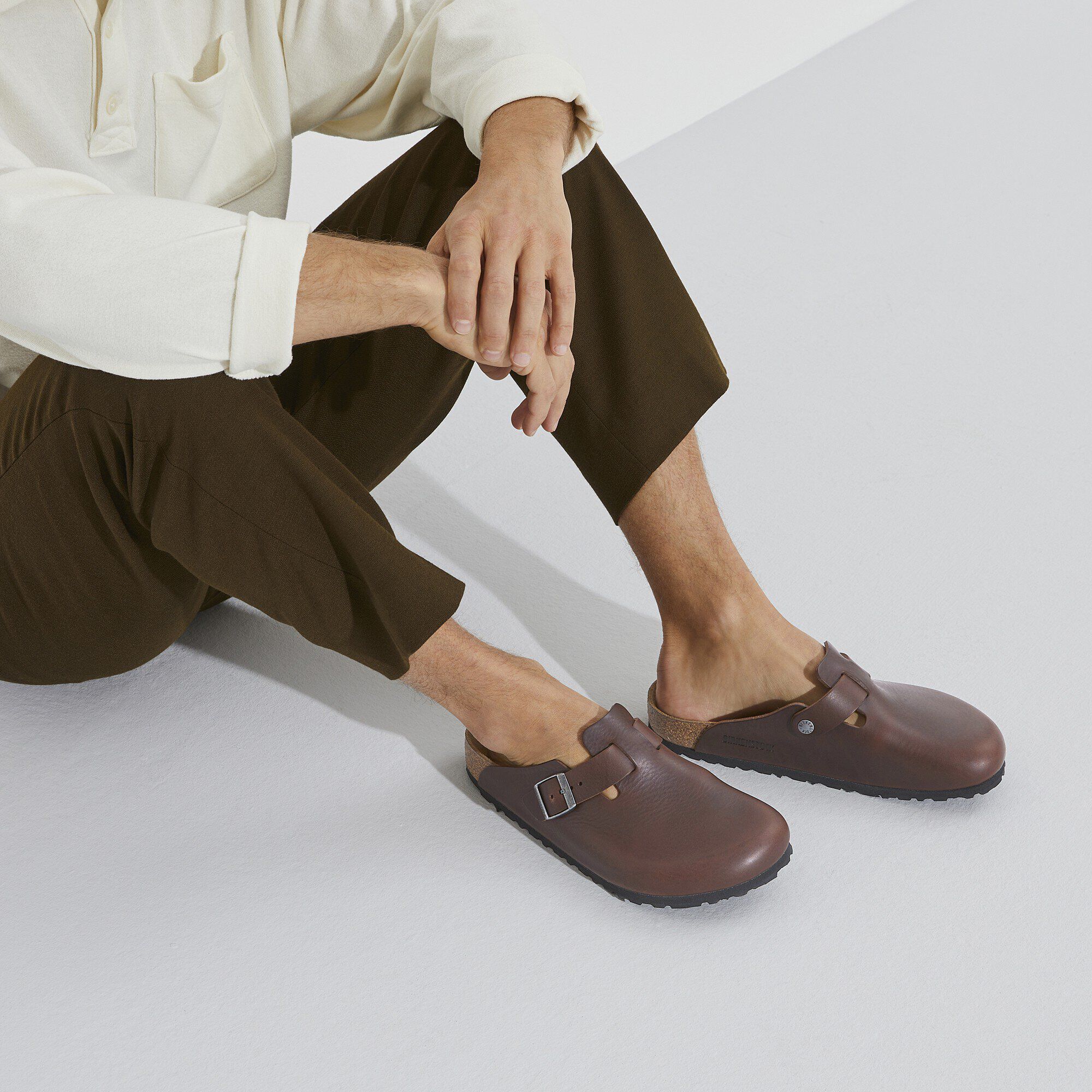   Close-up with a male model
