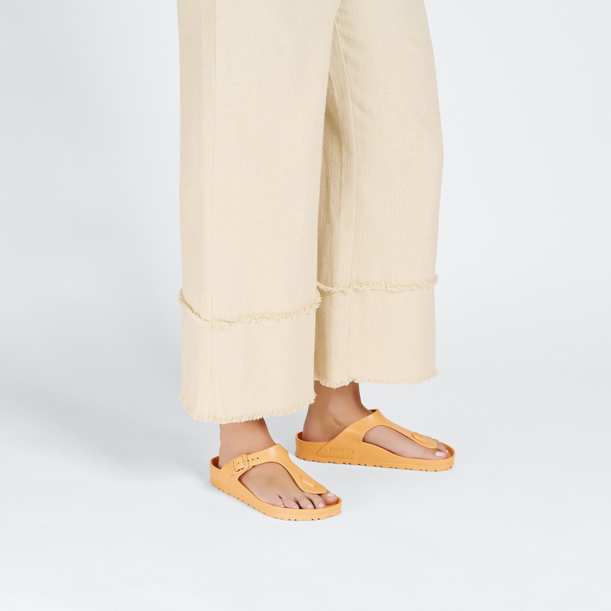   with a female model
