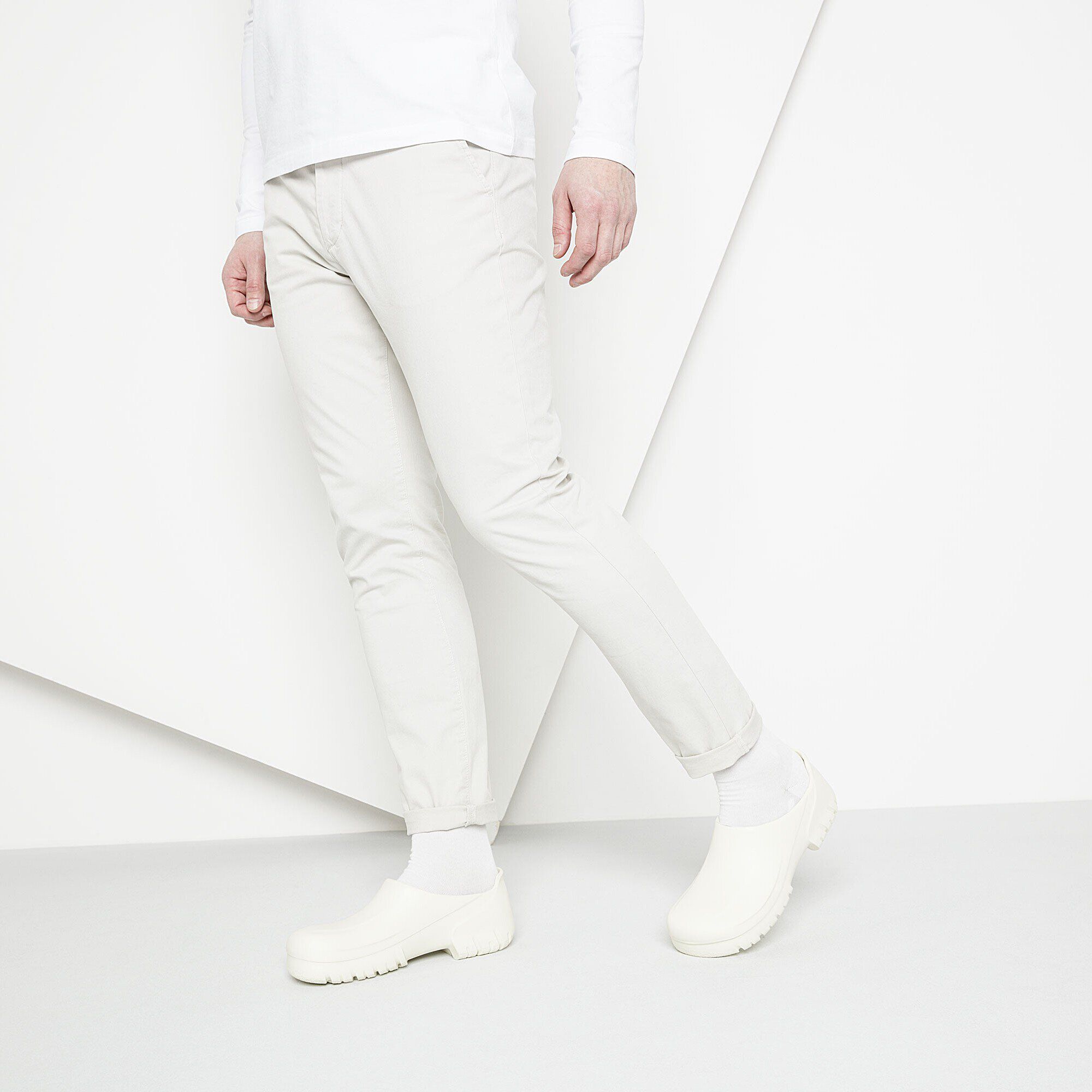   Close-up with a male model