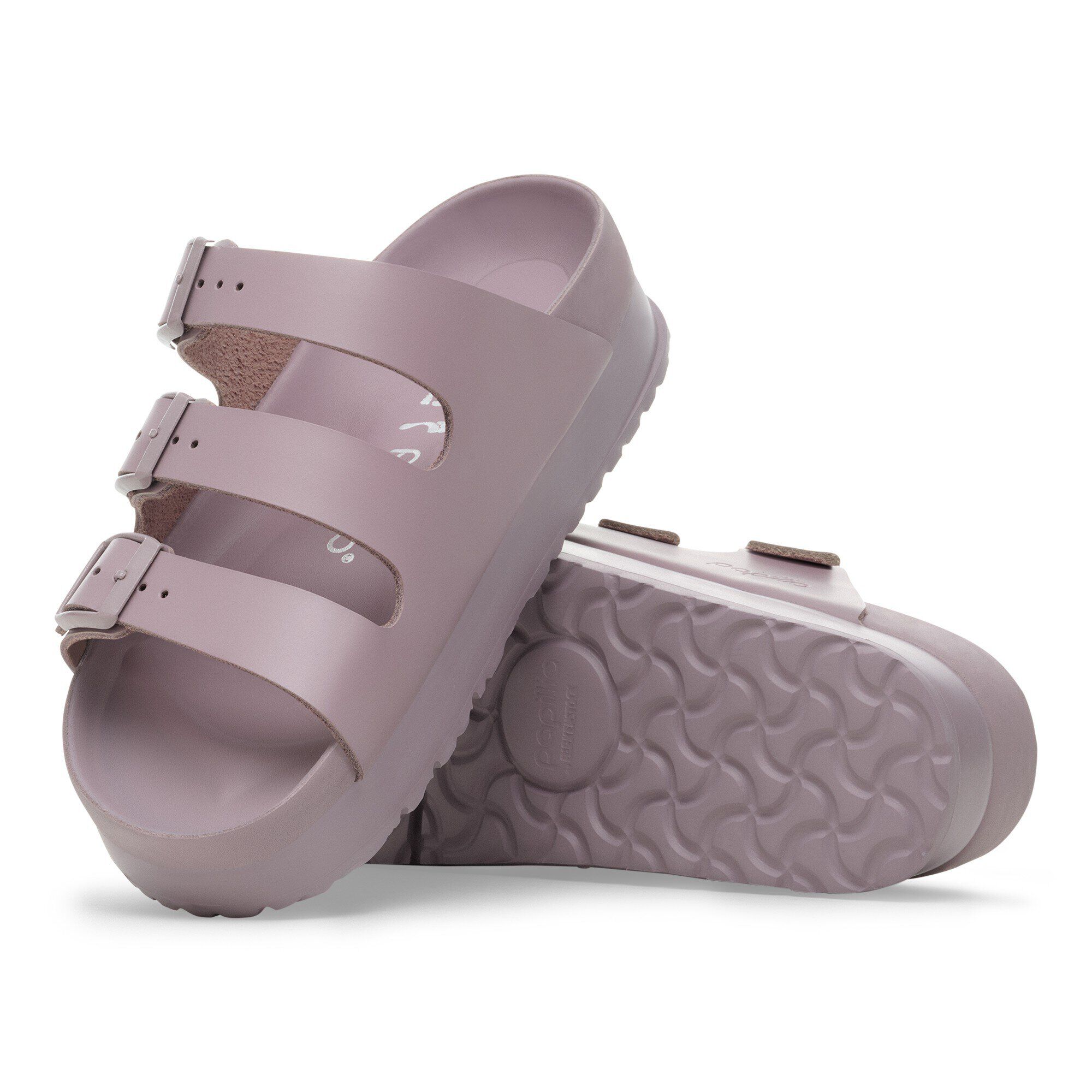 Florida III PAP Flex Platform Natural Leather with outer sole details