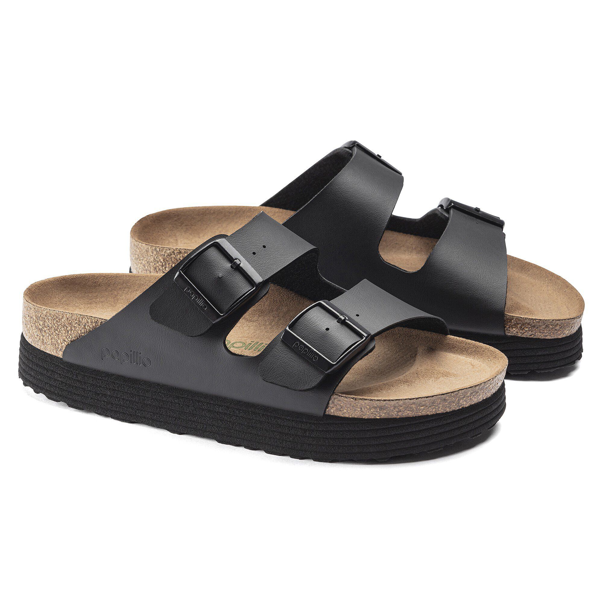 Arizona Platform Vegan Birko-Flor - shown as a pair