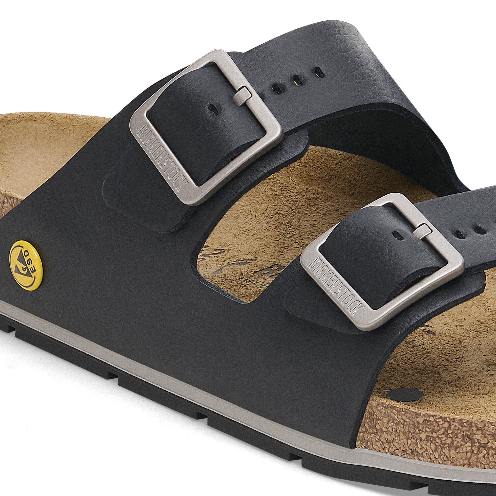 Arizona ESD PRO / アリゾナ ESD PRO ナチュラルレザーコーテッド Close-up view showing material detail