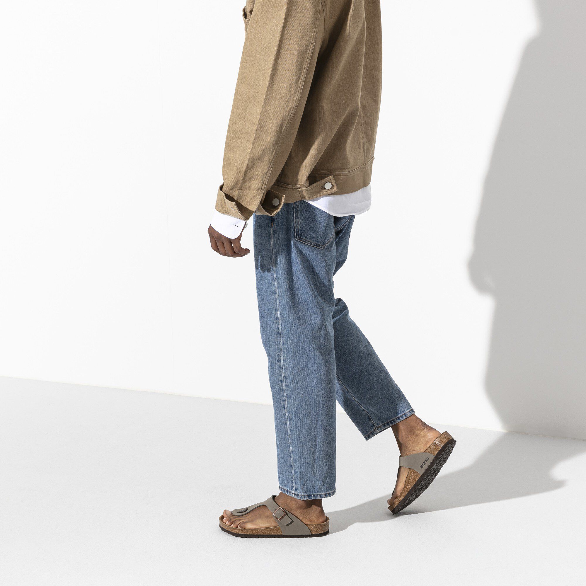   Close-up with a male model