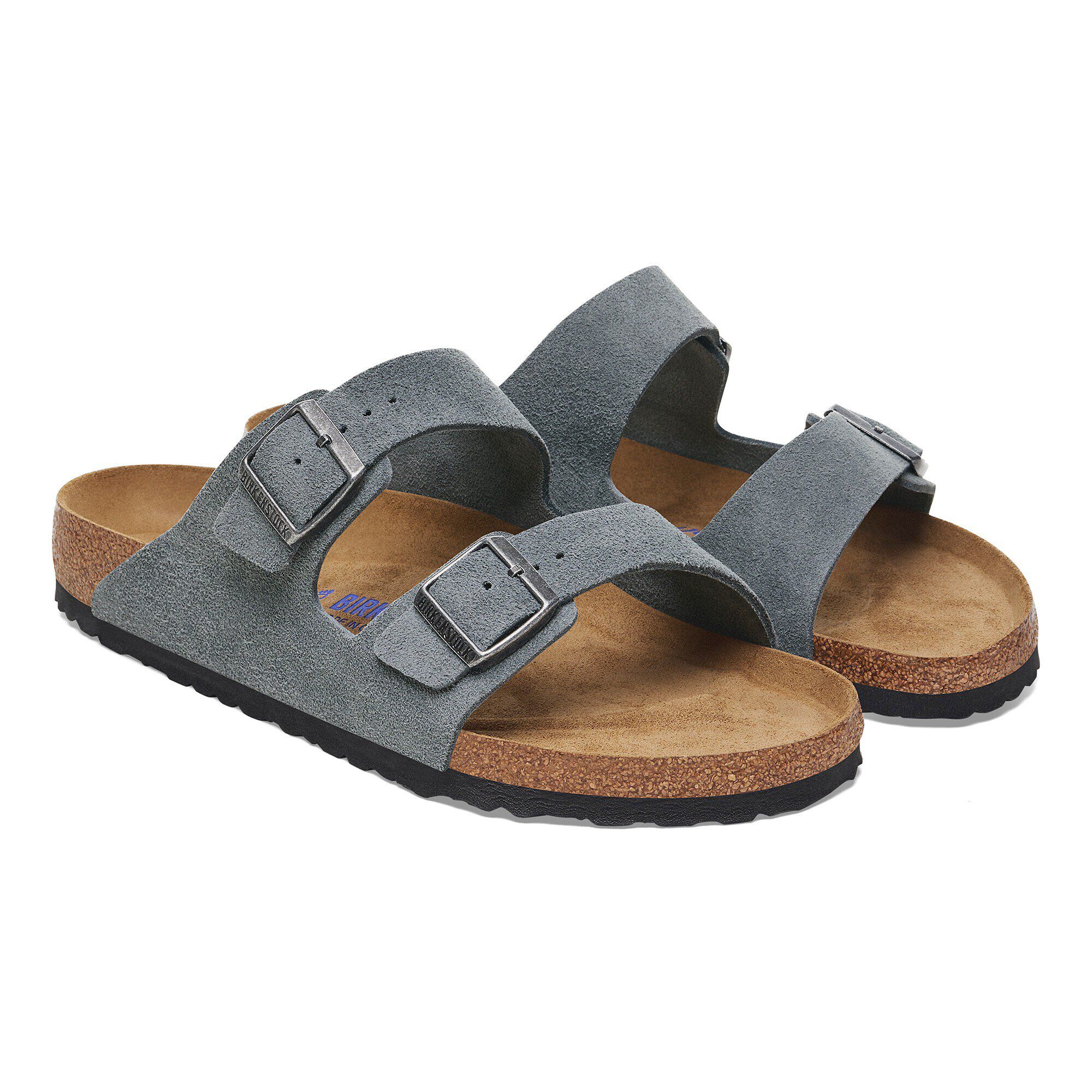 Arizona Soft Footbed Suede Leather - shown as a pair