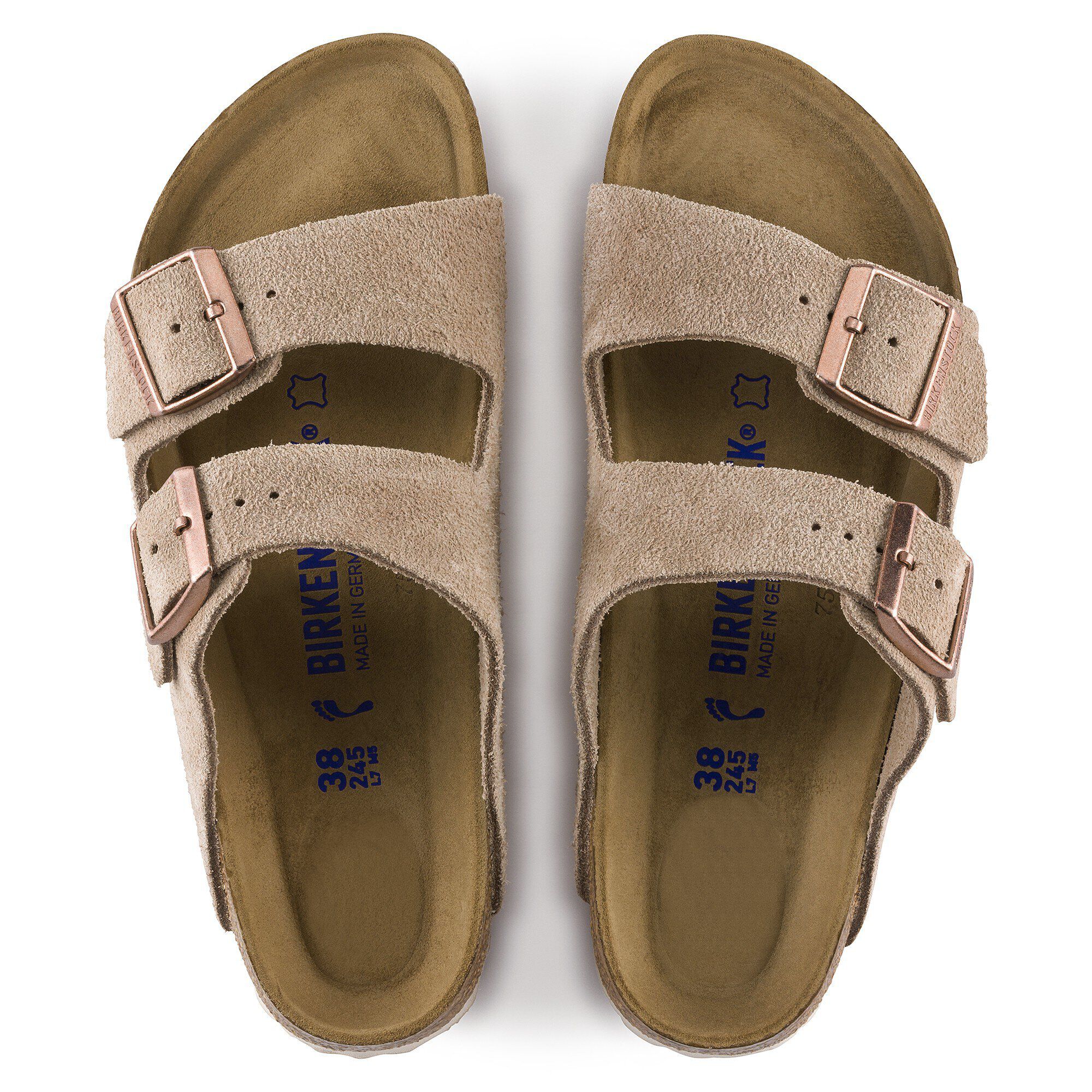 Arizona Soft Footbed / アリゾナ ソフトフットベッド スエードレザー - a top view