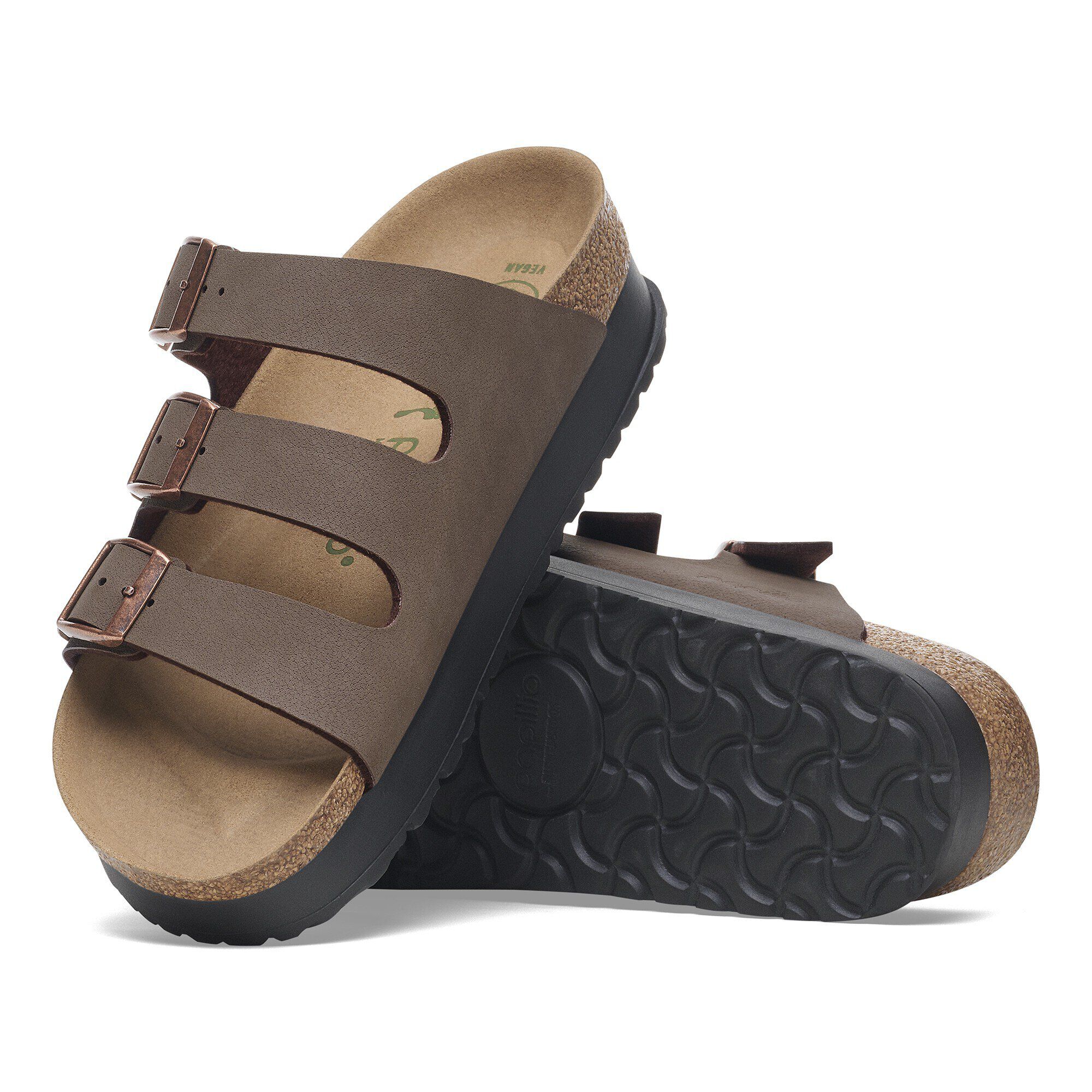 Florida Flex Platform Birko-Flor Nubuk with outer sole details