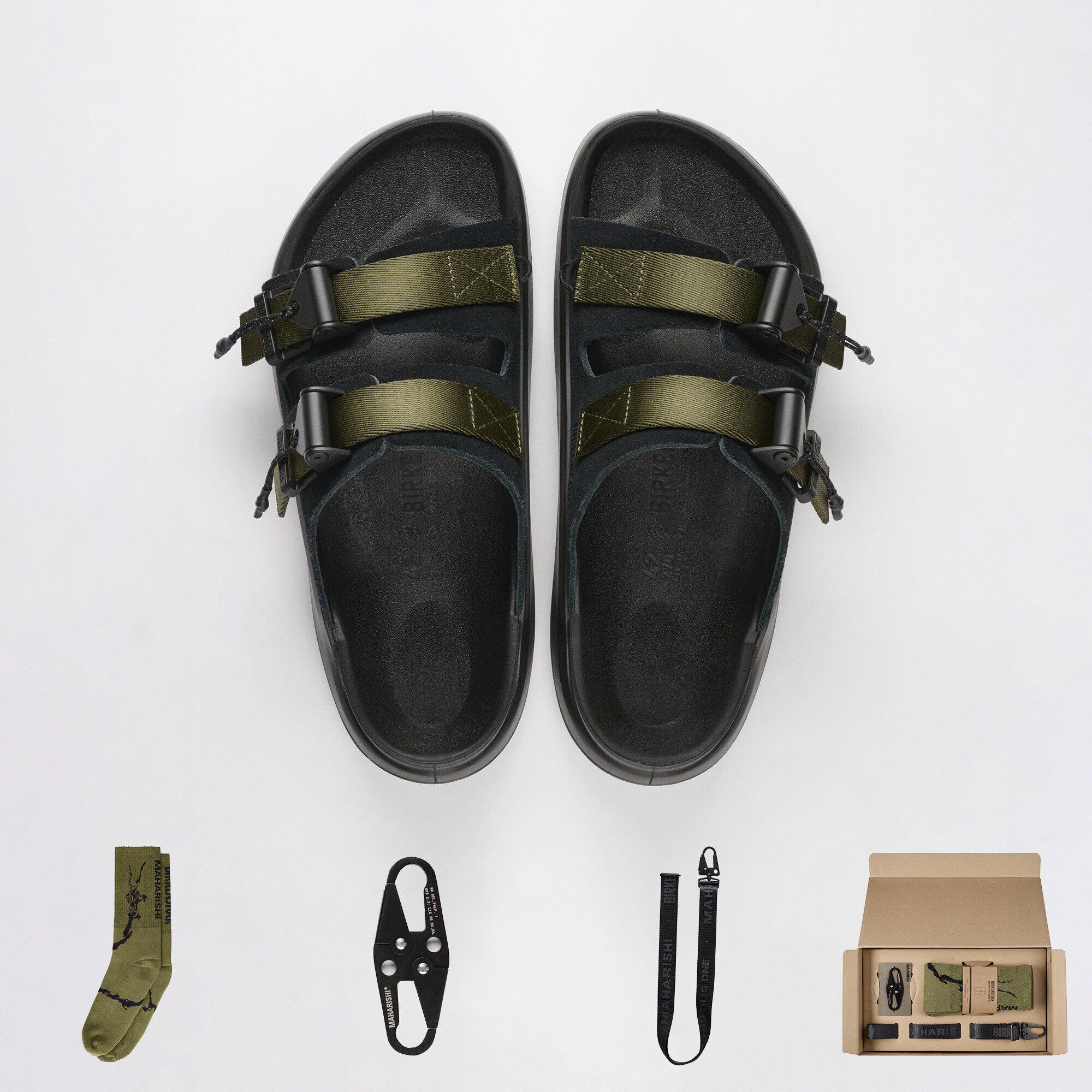 Maharishi Pack ヌバックレザー/テキスタイル - main image