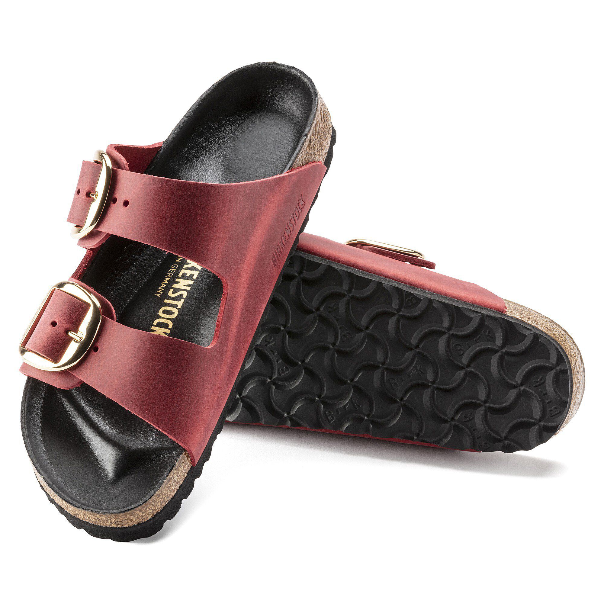 Arizona Big Buckle / アリゾナ ビッグバックル オイルドナチュラルレザー with outer sole details